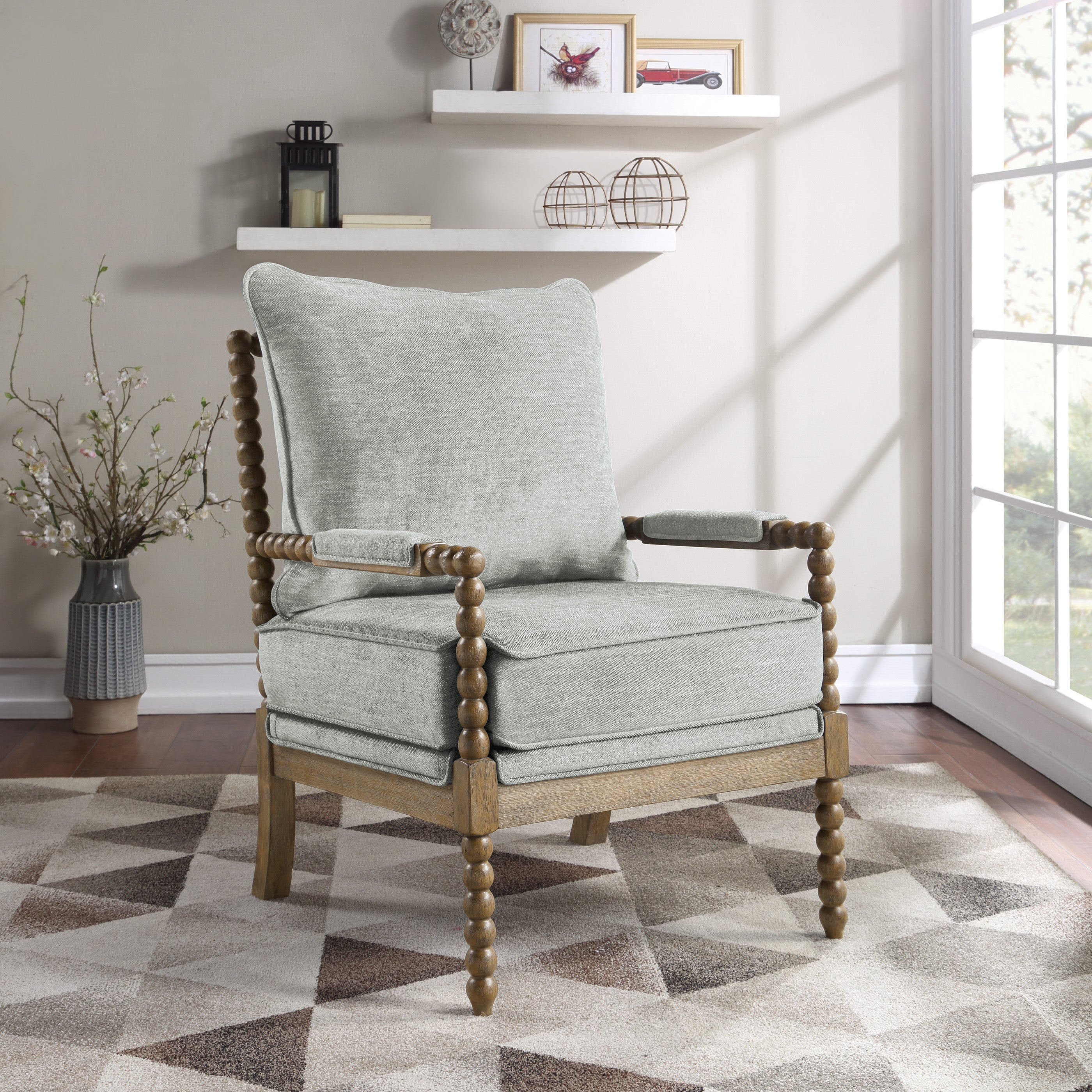 Fletcher Spindle Chair - Smoke