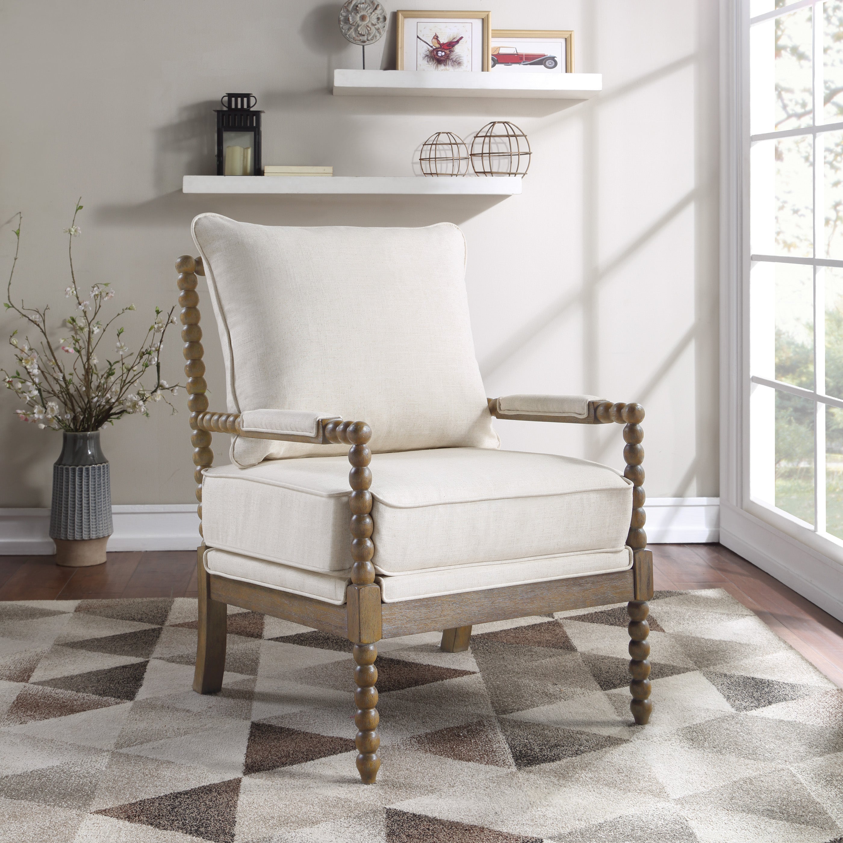 Fletcher Spindle Chair - Linen