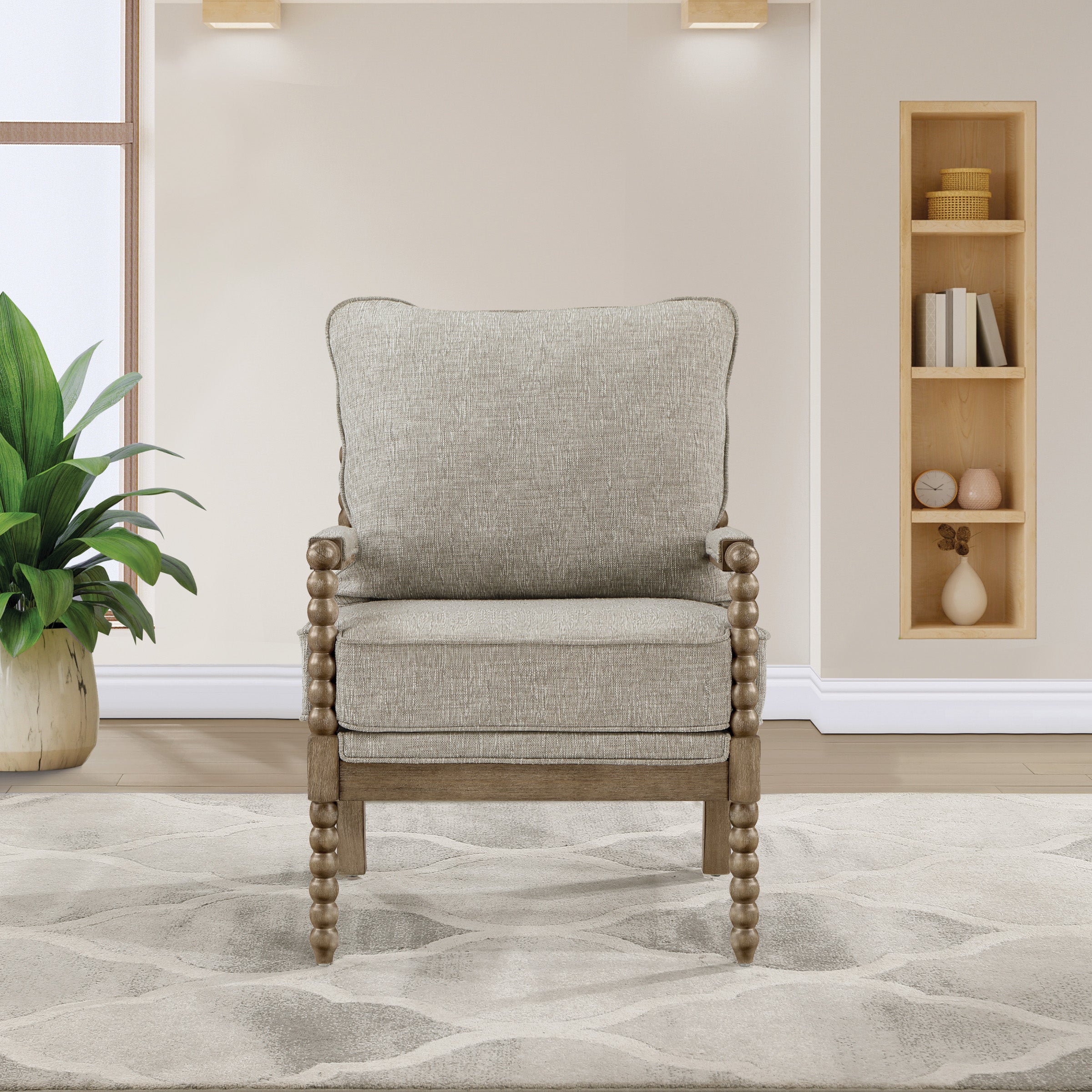Fletcher Spindle Chair - Fog