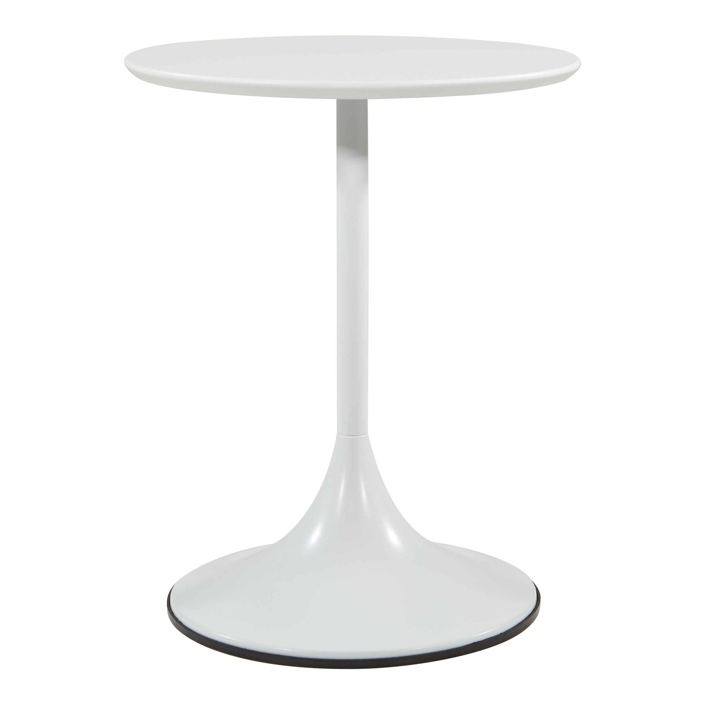 Flower Side Table - White