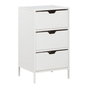 Freeport 3-Drawer Accent Storage  - White