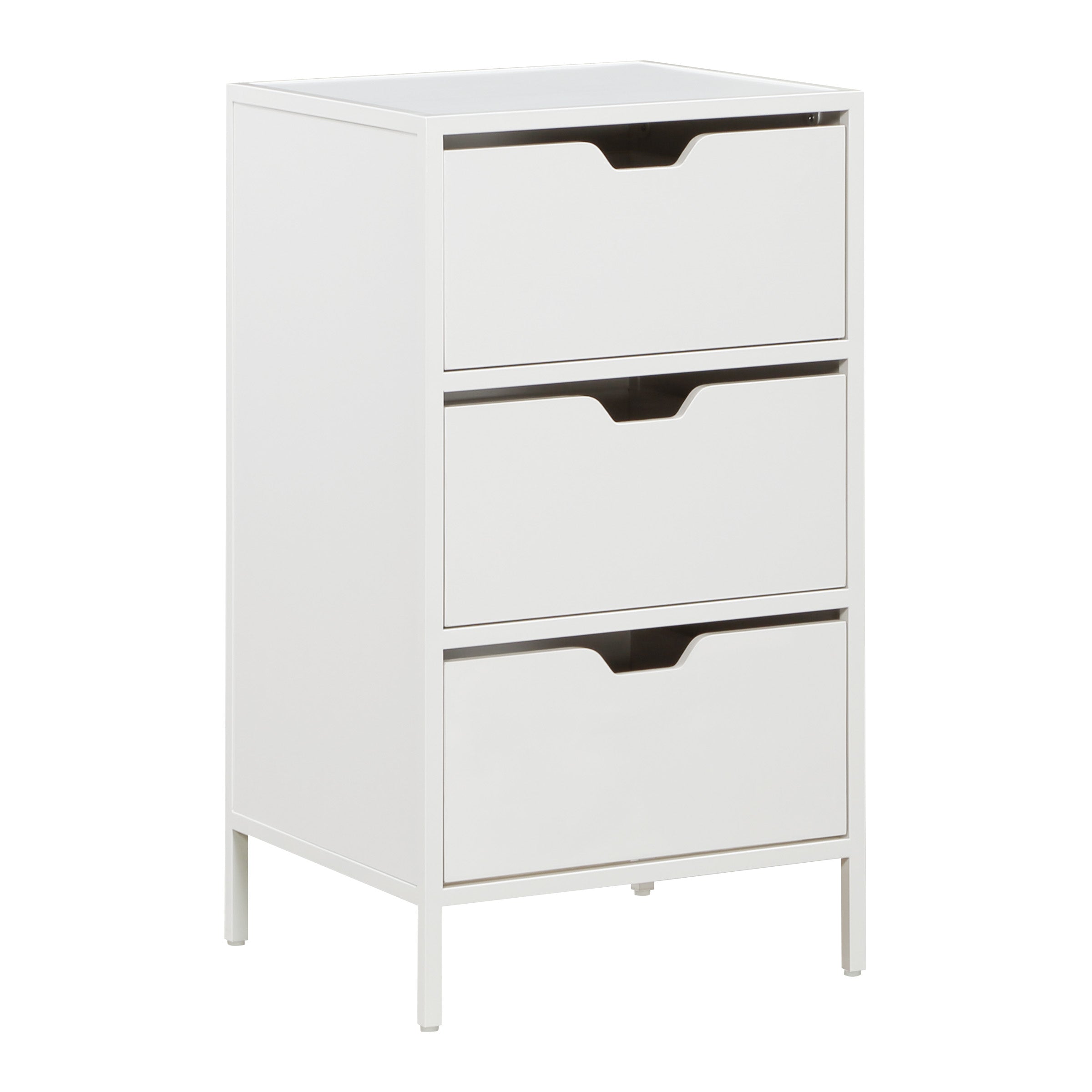 Freeport 3-Drawer Accent Storage  - White