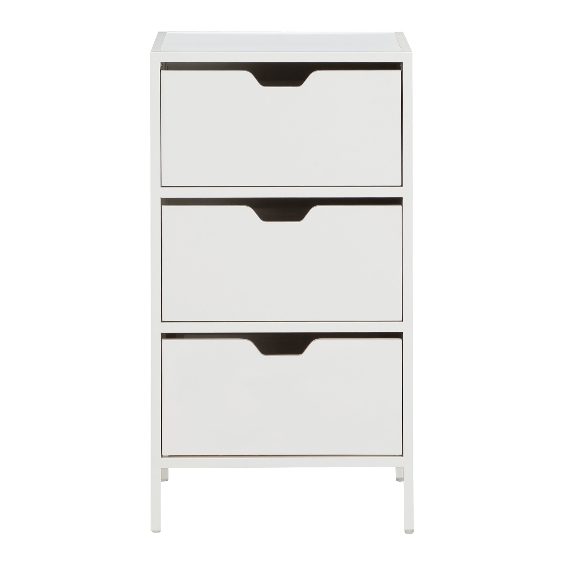 Freeport 3-Drawer Accent Storage  - White