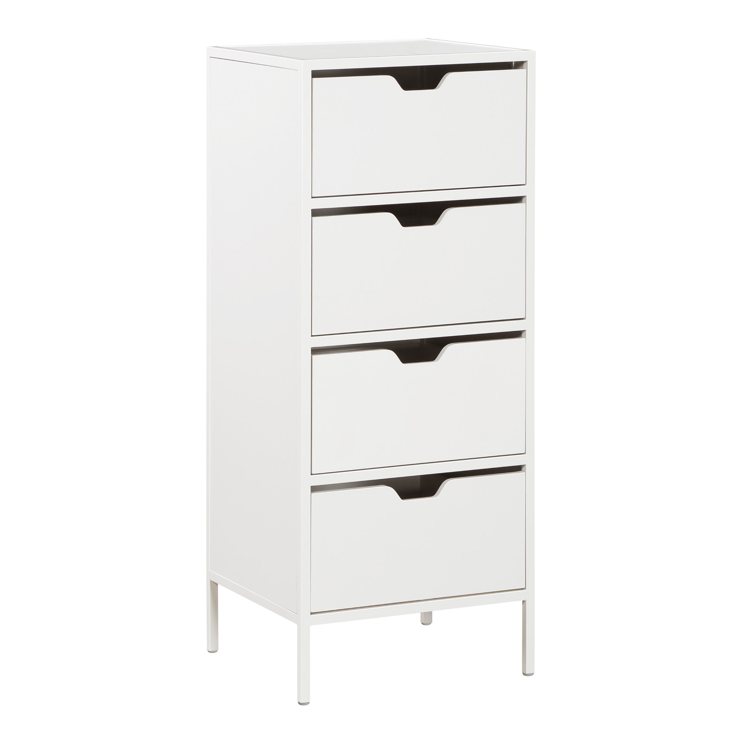 Freeport 4-Drawer Accent Storage  - White