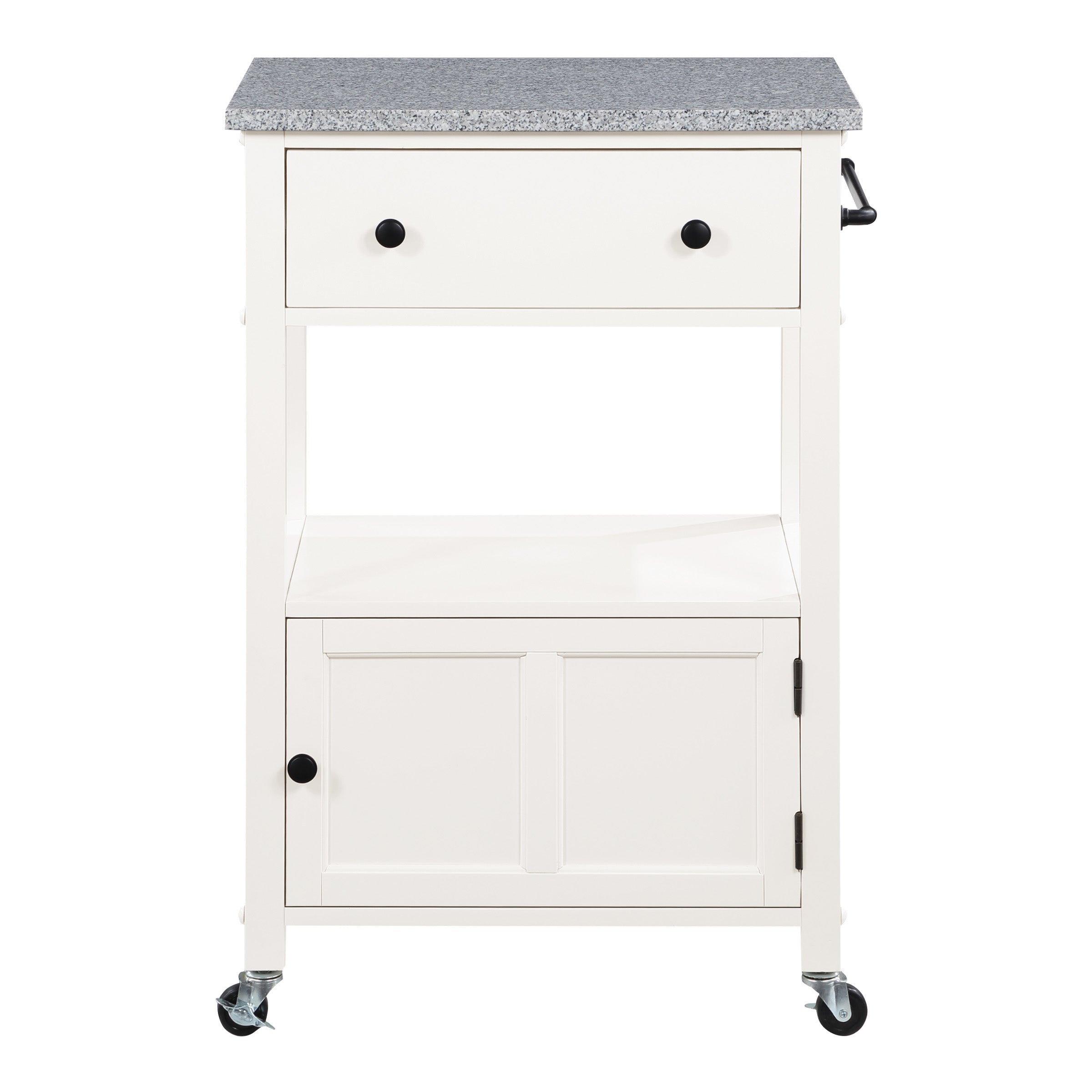 Fairfax Kitchen Cart White - White