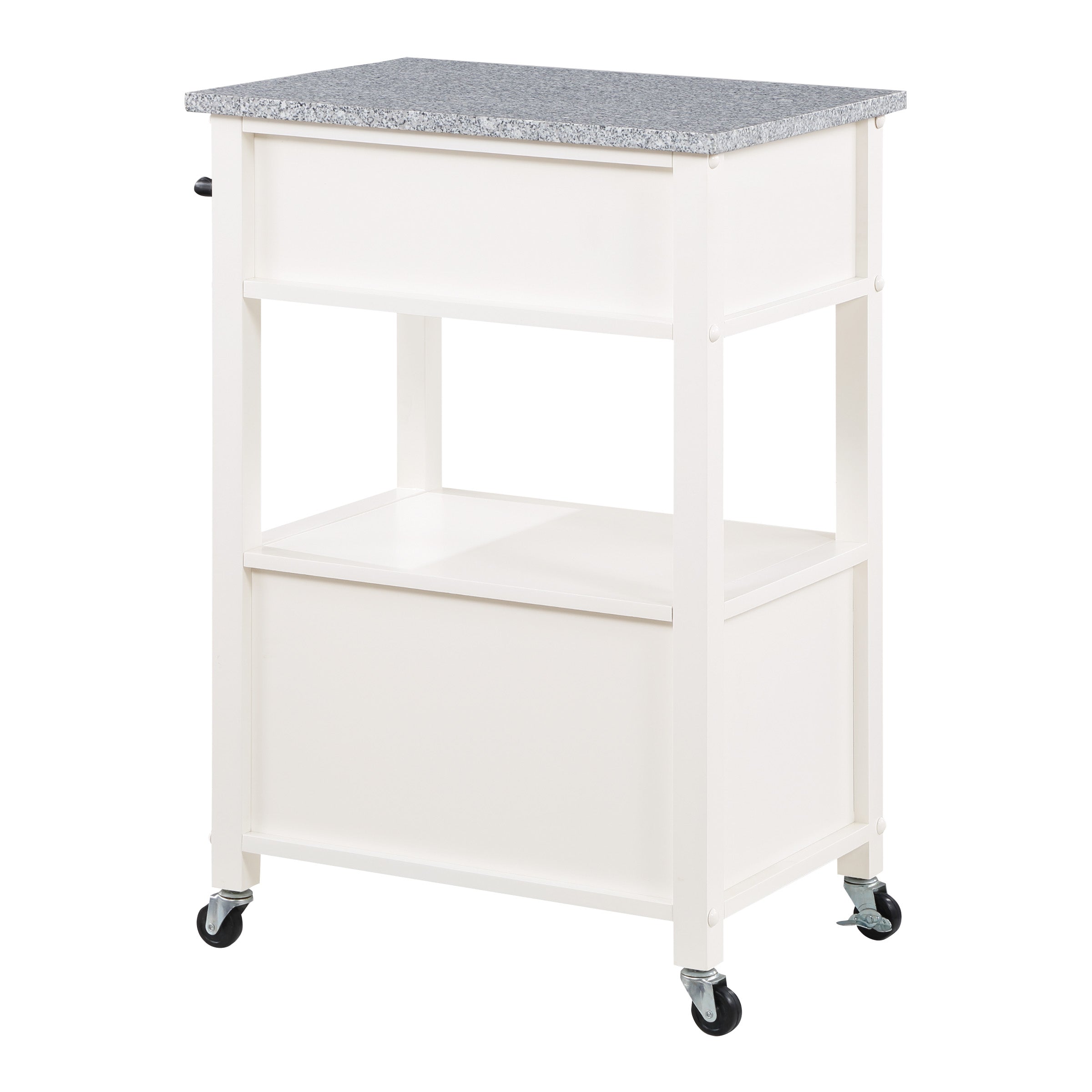 Fairfax Kitchen Cart White - White