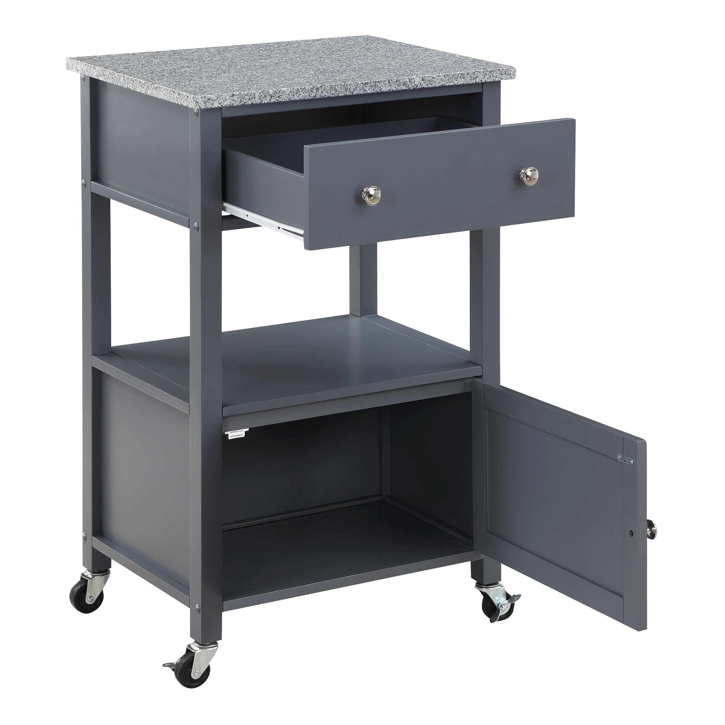 Fairfax Kitchen Cart Grey - Grey
