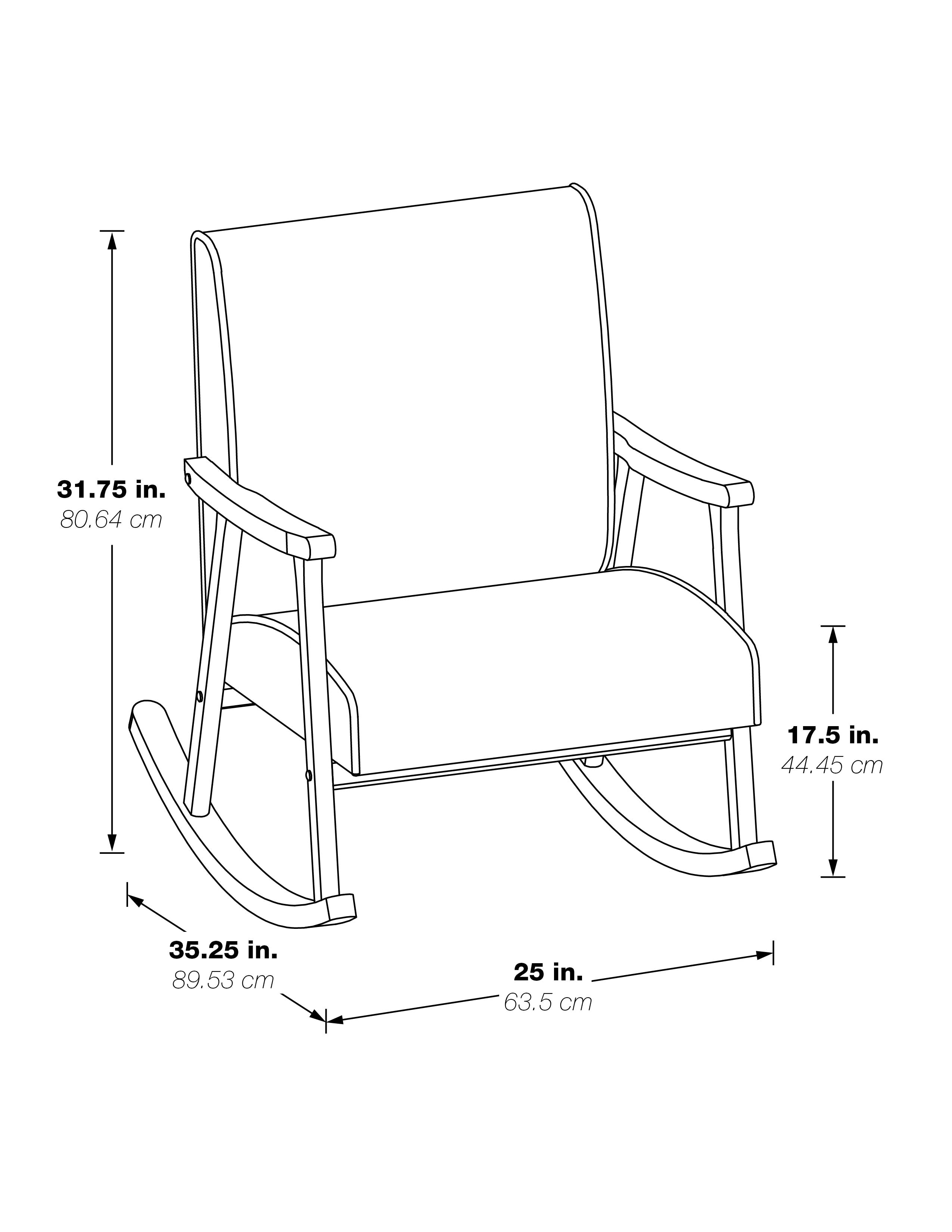 Gainsborough Rocker - Smoke