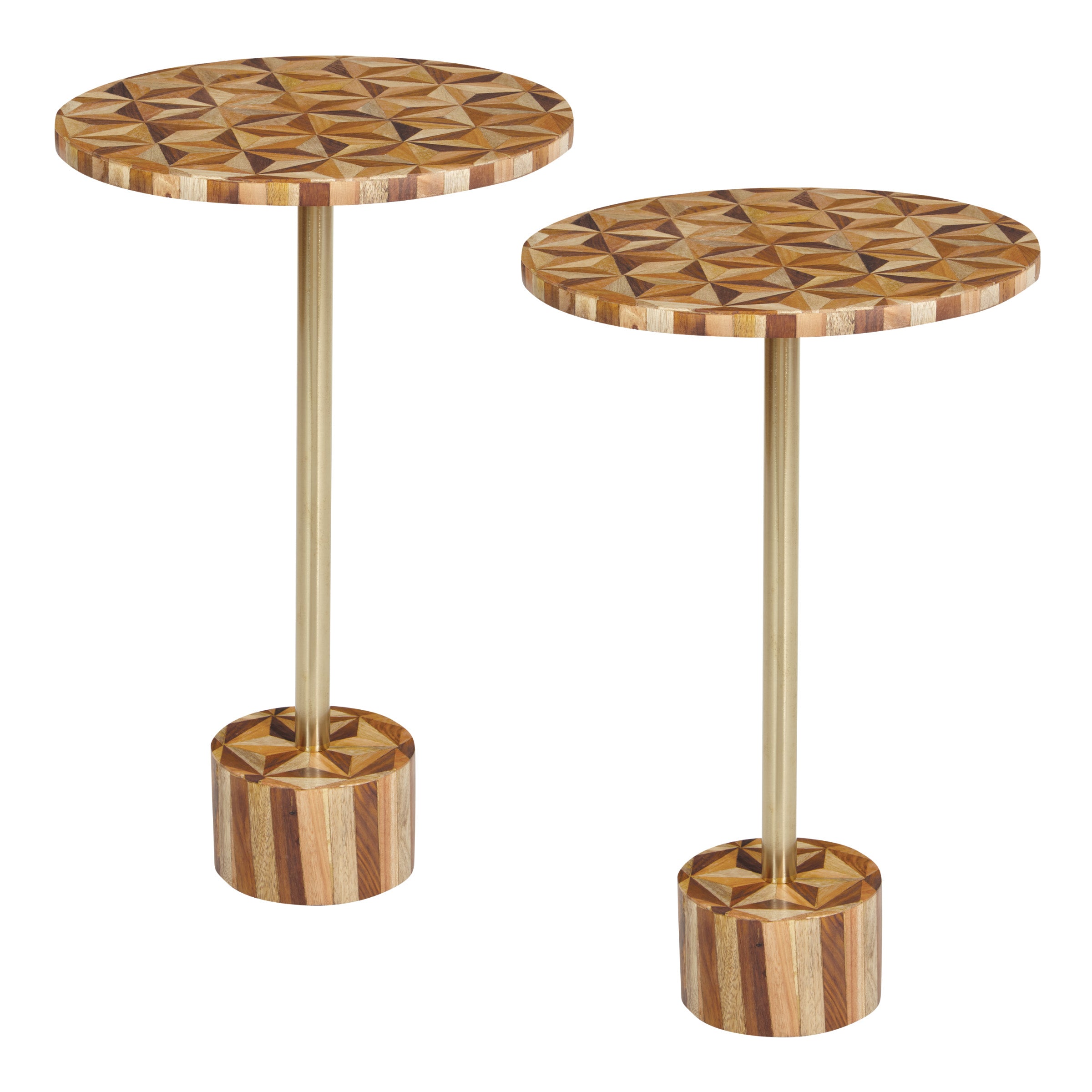 Mosaic Accent Drink Table - Natural Mosaic