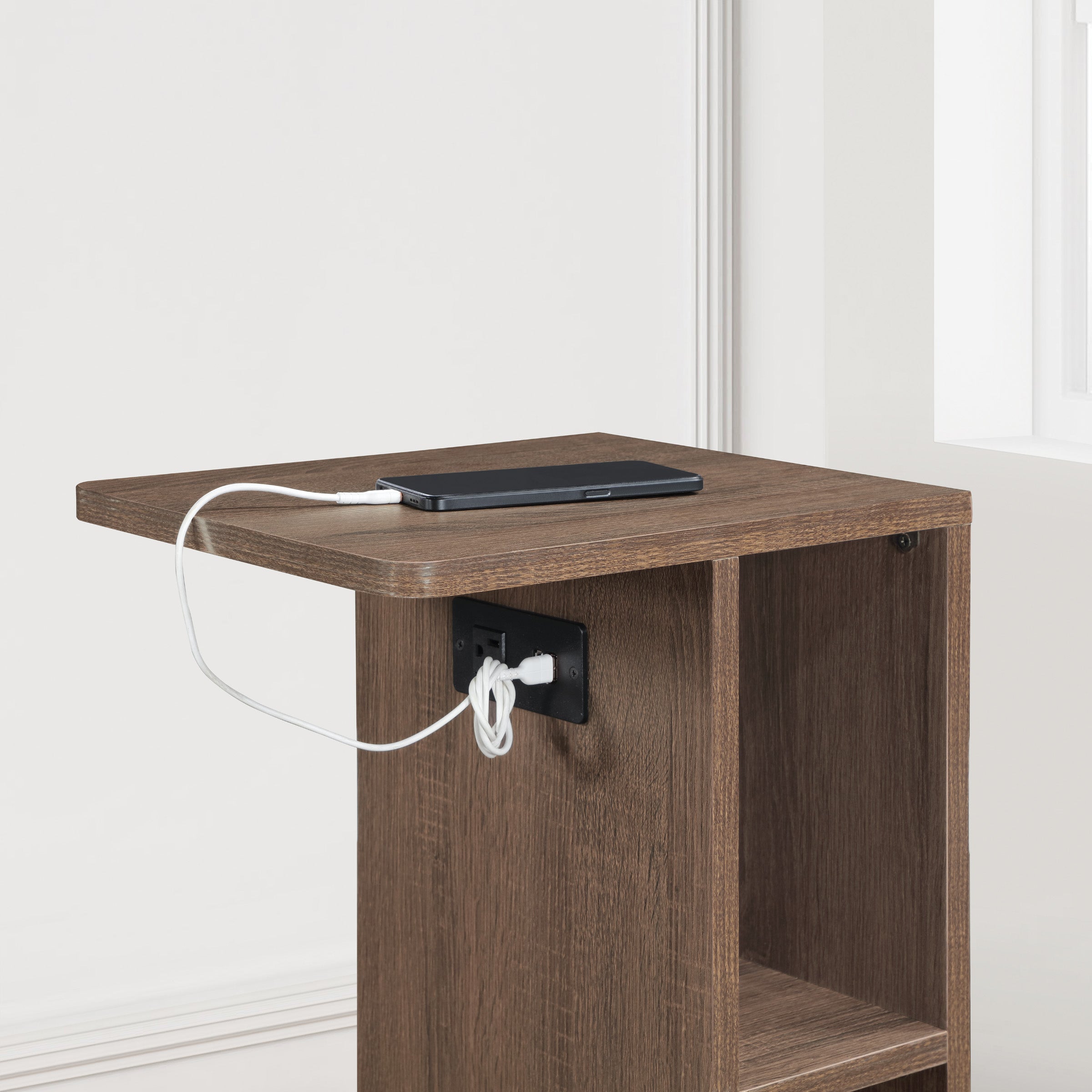 Gemma Accent Table - Walnut Finish
