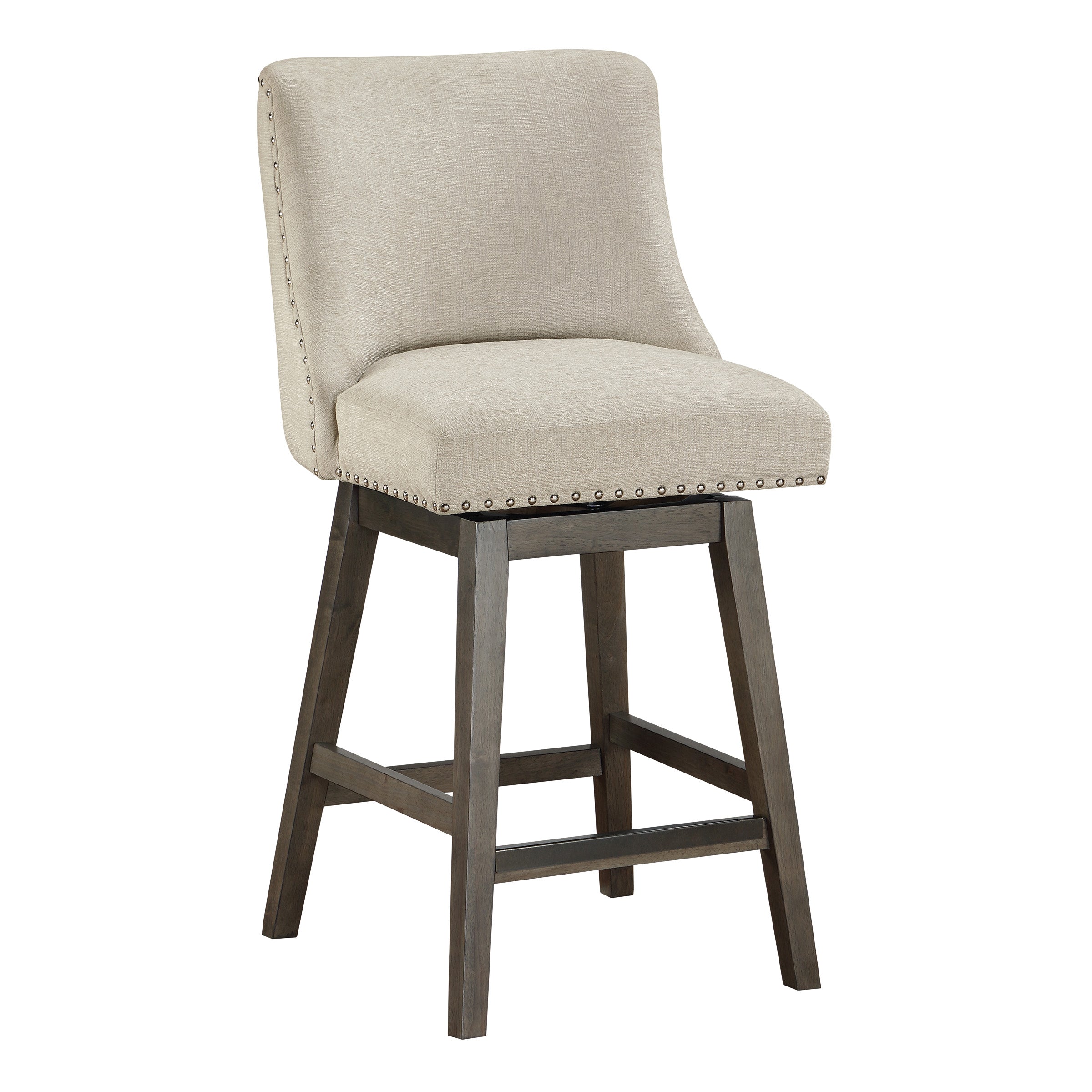 Granville 26" Swivel Stool - Wheat / Grey