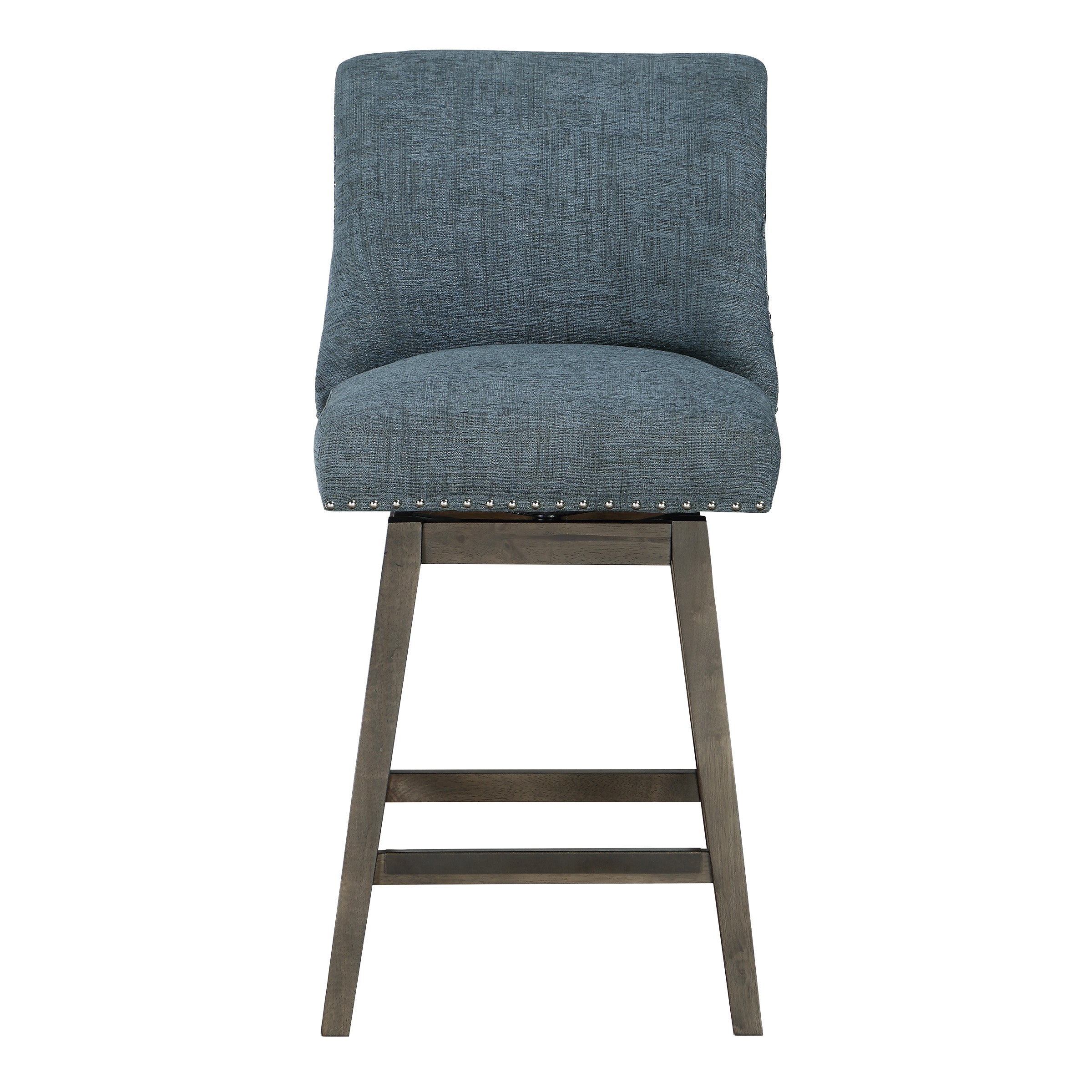 Granville 26" Swivel Stool - Navy / Grey