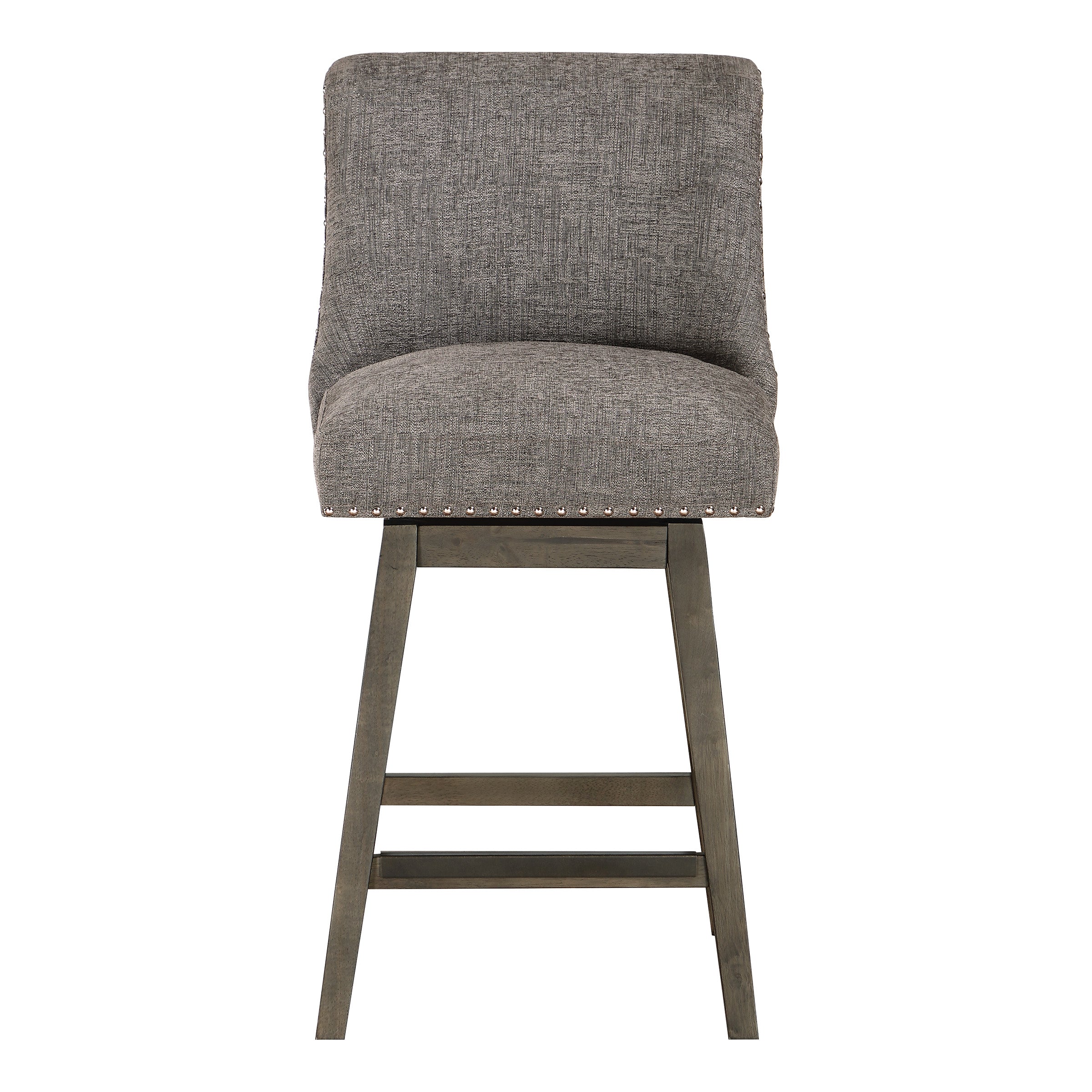Granville 26" Swivel Stool - Charcoal / Grey