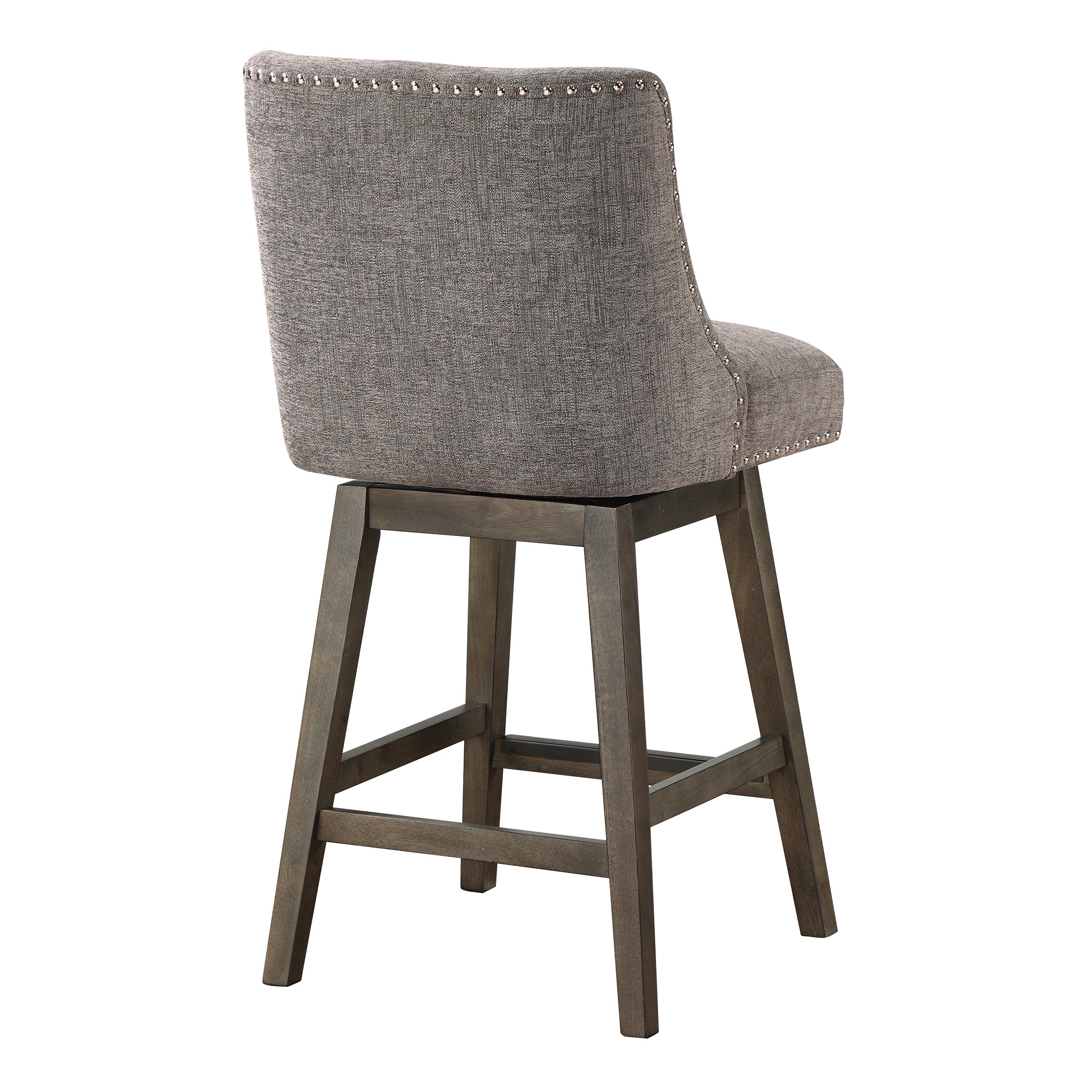 Granville 26" Swivel Stool - Charcoal / Grey