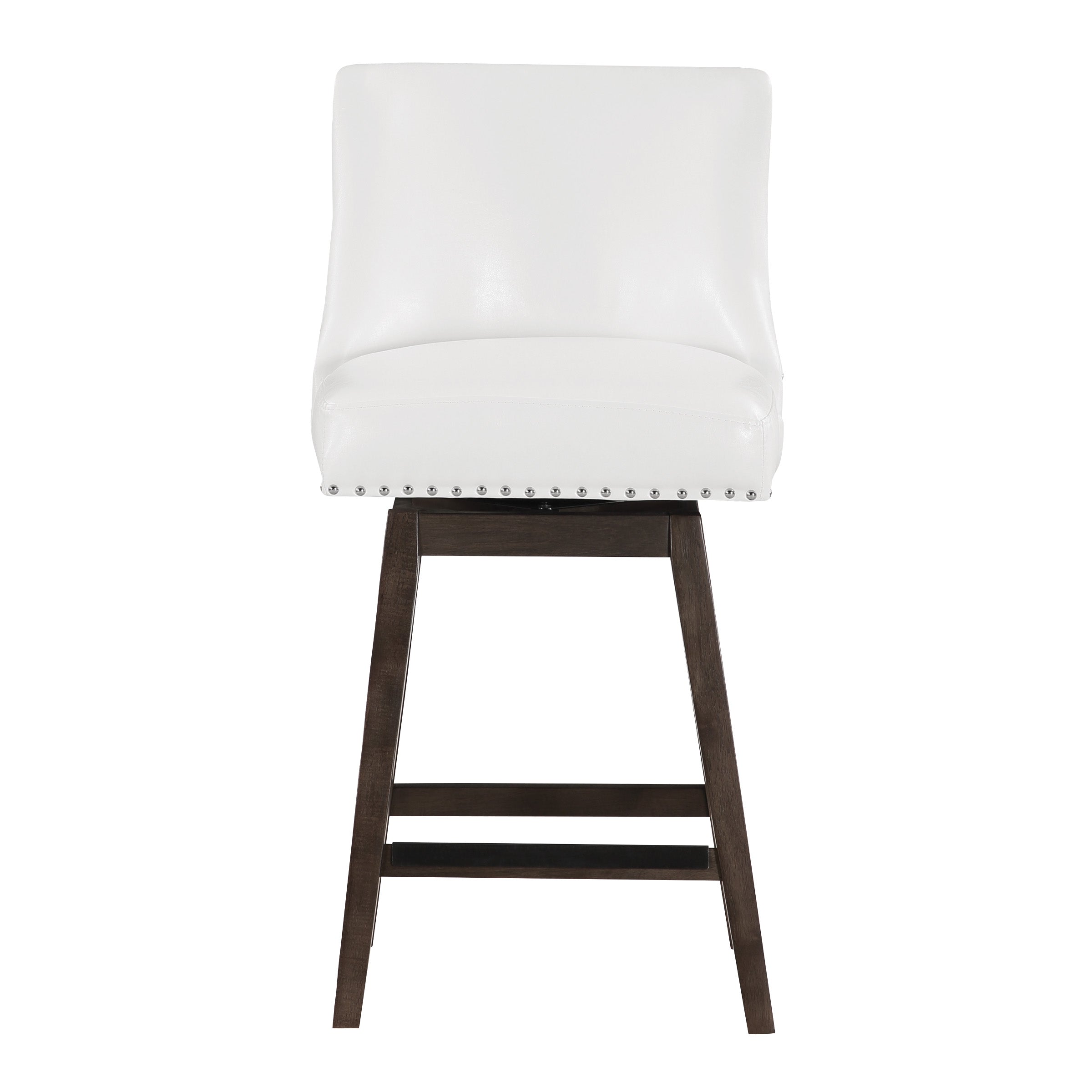 Granville 26" Swivel Counter Stool - White/Grey
