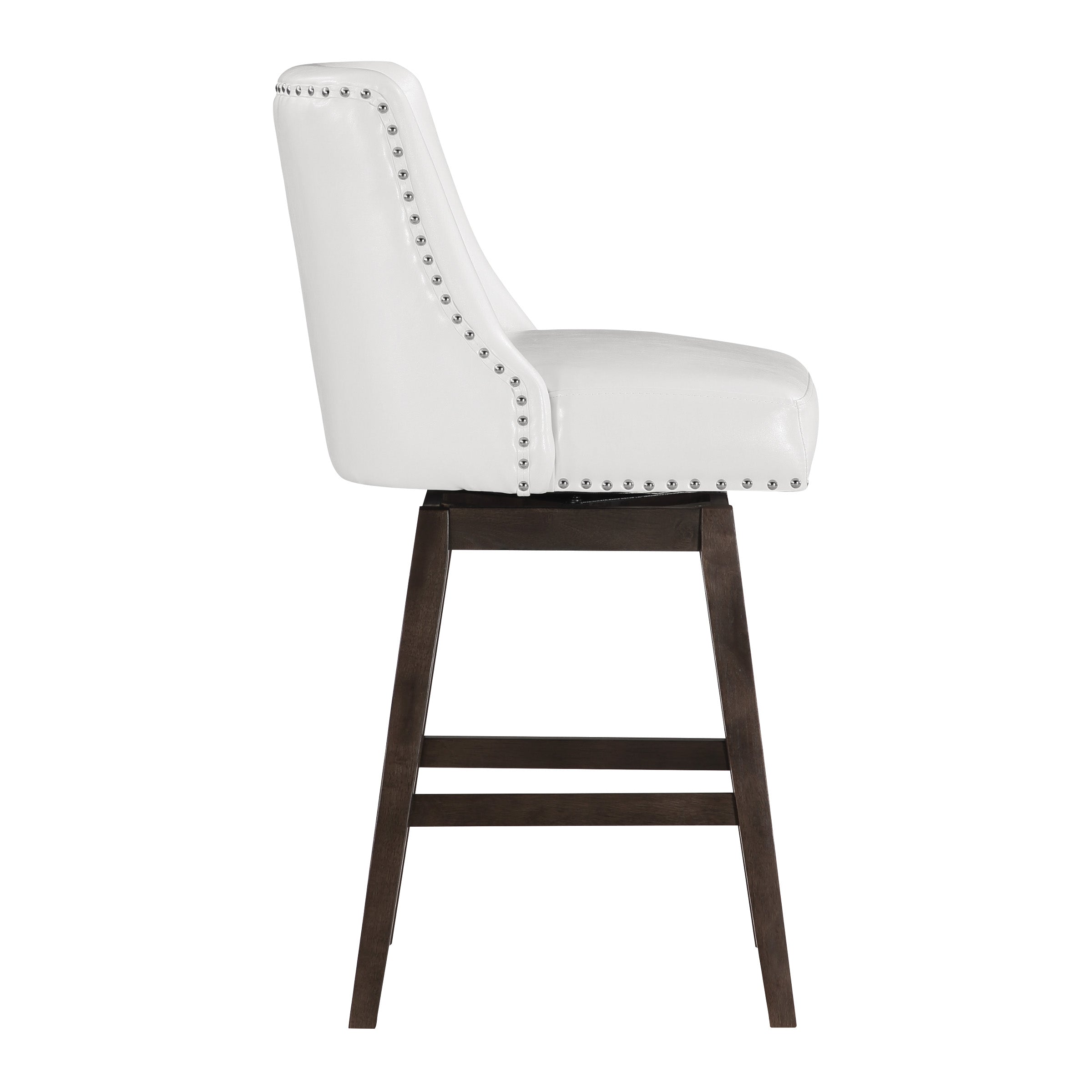 Granville 26" Swivel Counter Stool - White/Grey