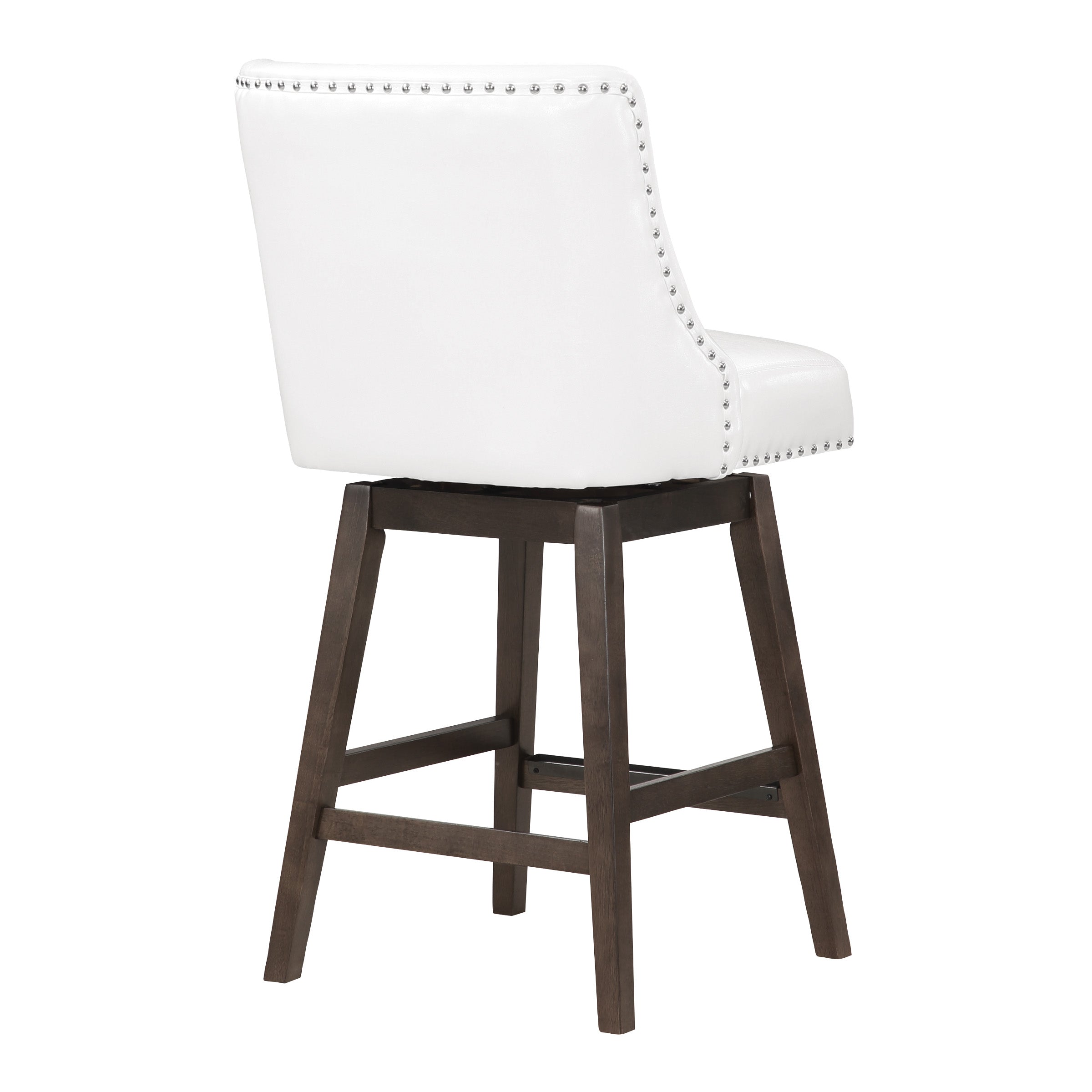 Granville 26" Swivel Counter Stool - White/Grey