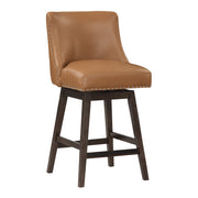 Granville 26" Swivel Counter Stool - Camel/Grey