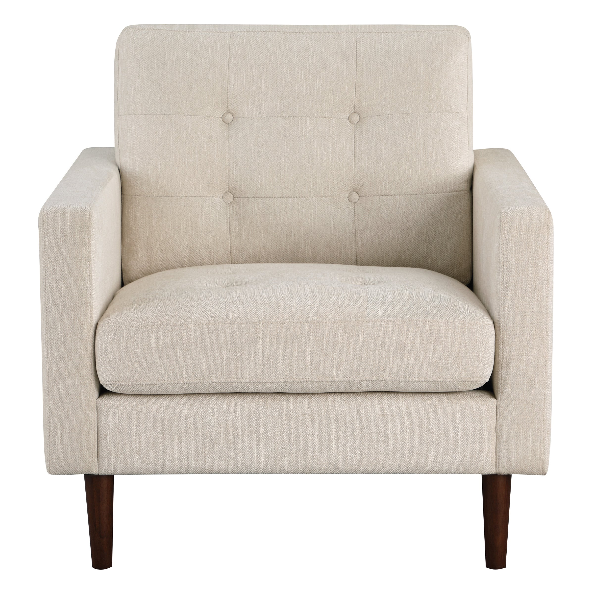 Grayburn Mid-Century Chair - Cream