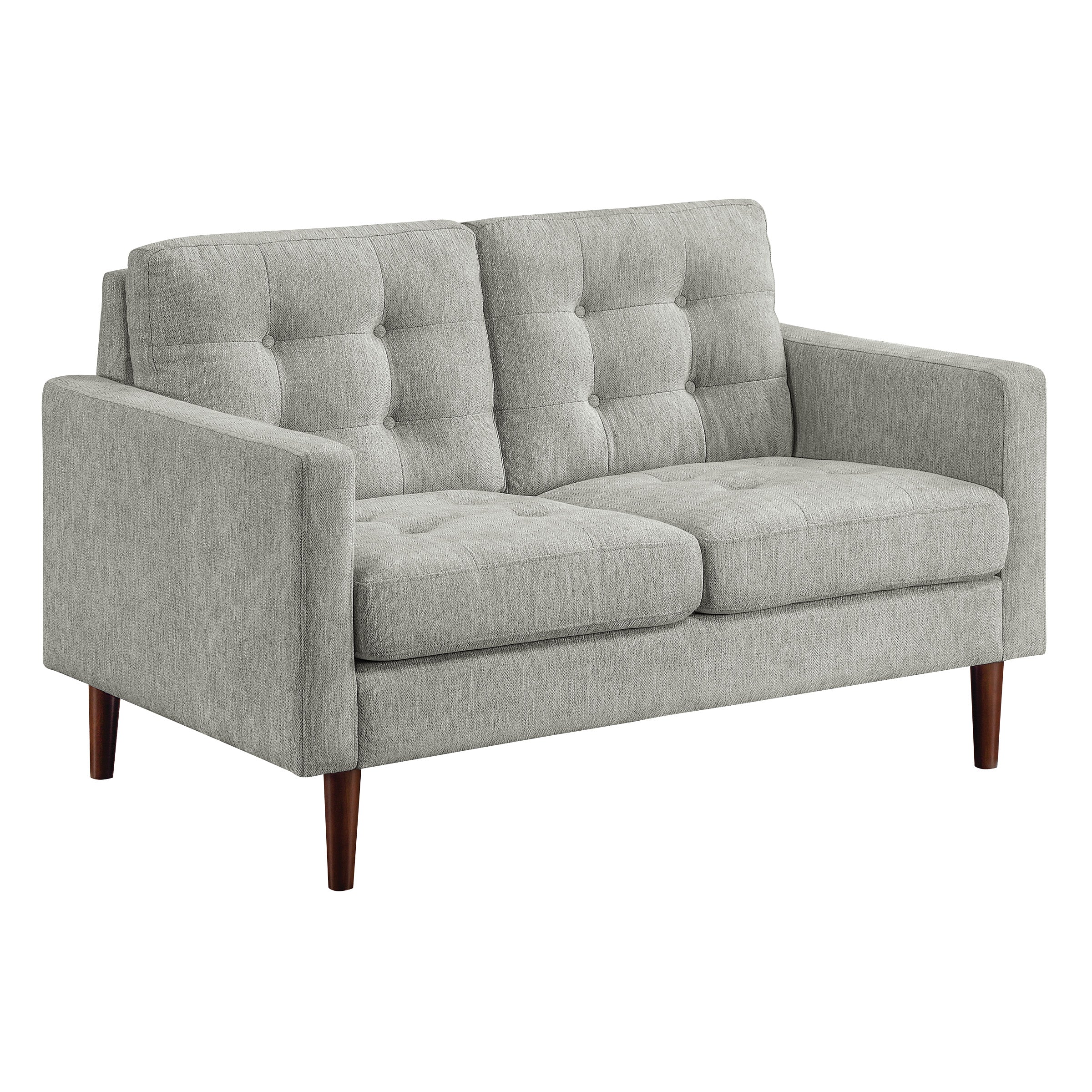 Grayburn Mid-Century Loveseat - Smoke