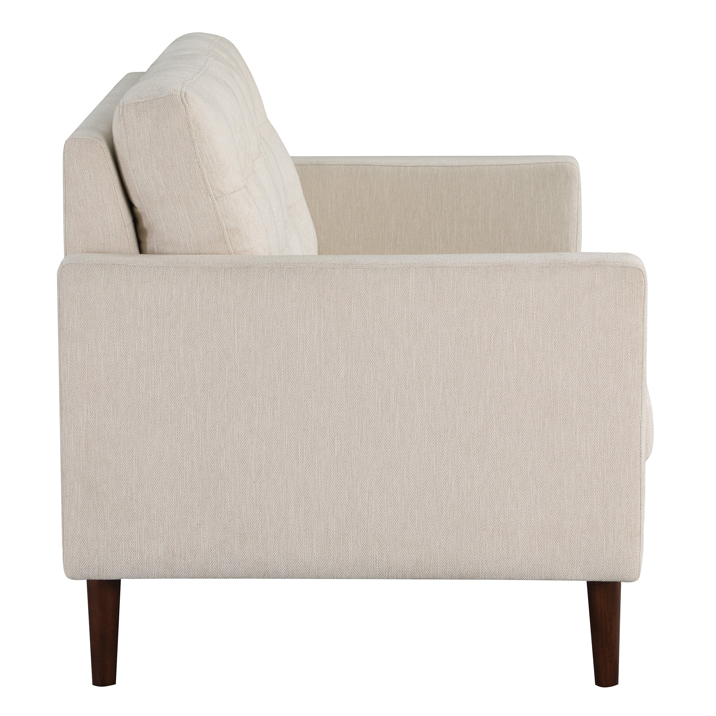 Grayburn Mid-Century Loveseat - Cream