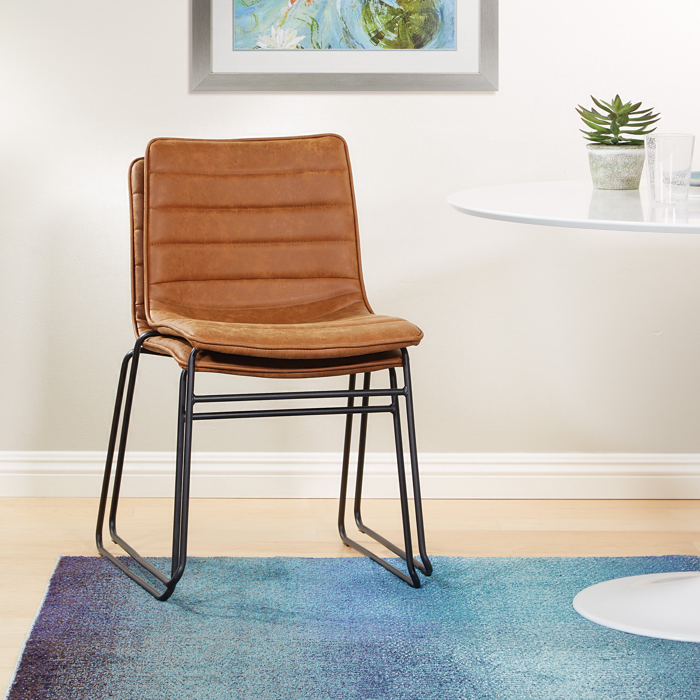 Halo Stacking Chair 2/CTN - Sand