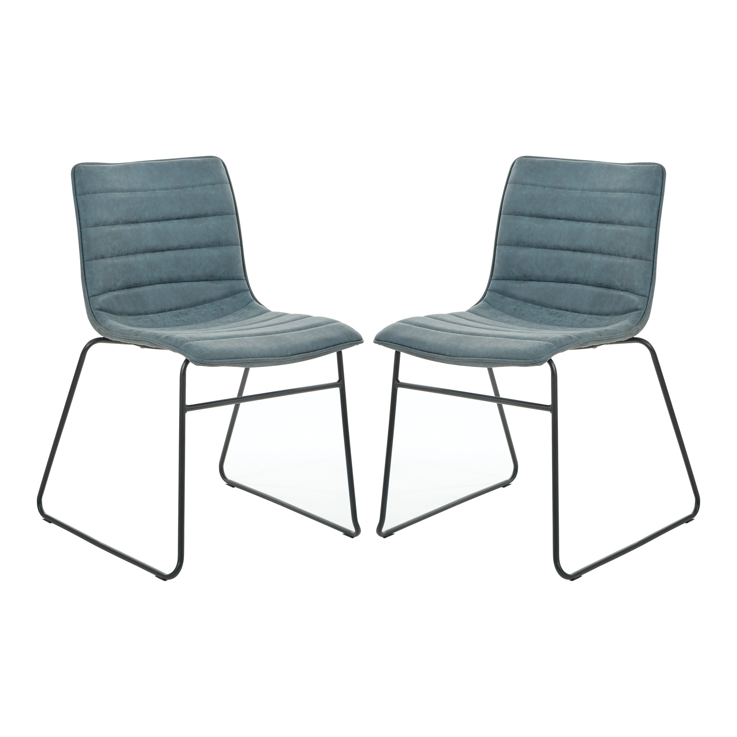 Halo Stacking Chair 2/CTN - Navy