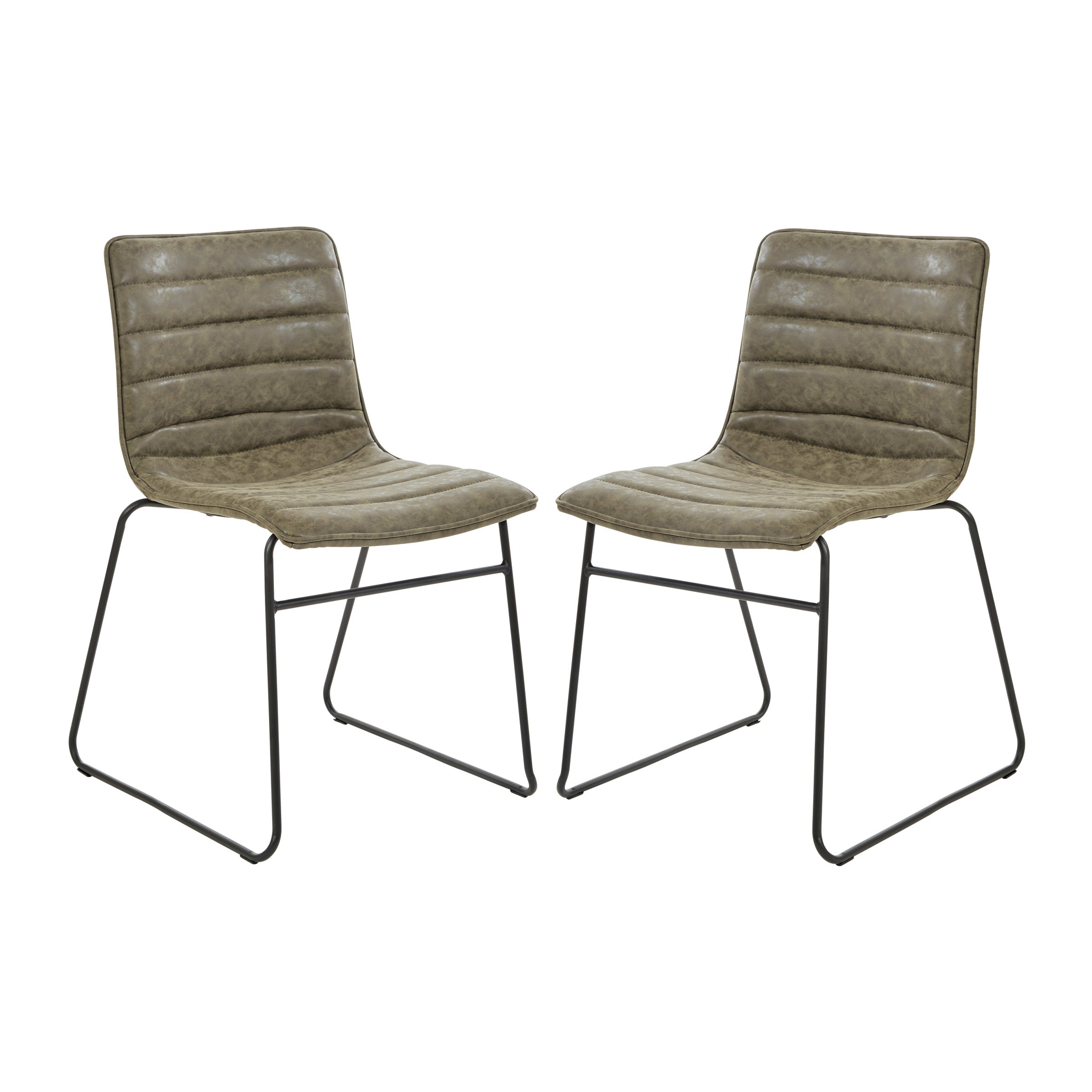 Halo Stacking Chair 2/CTN - Olive