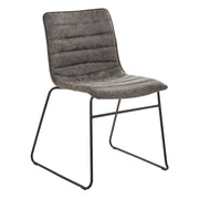 Halo Stacking Chair 2/CTN - Charcoal