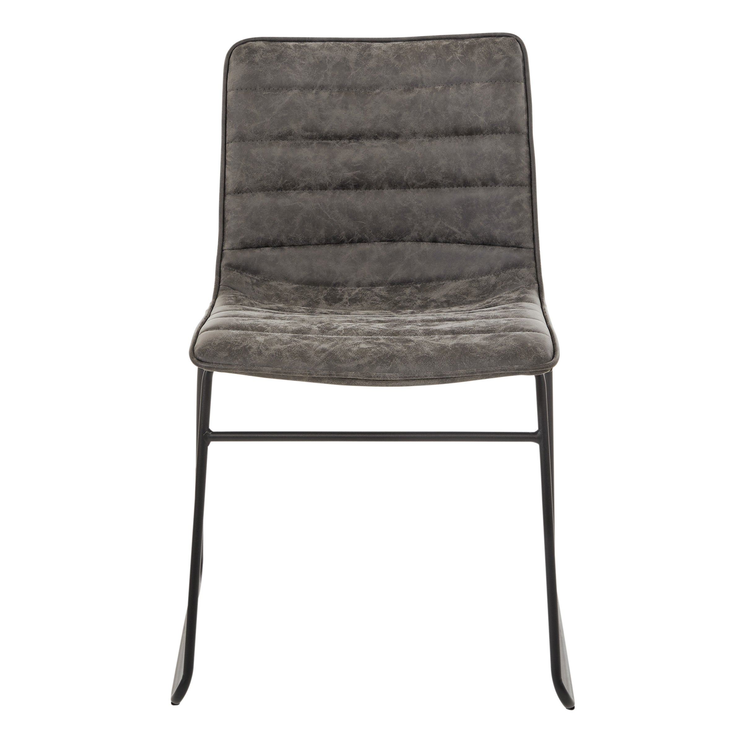 Halo Stacking Chair 2/CTN - Charcoal