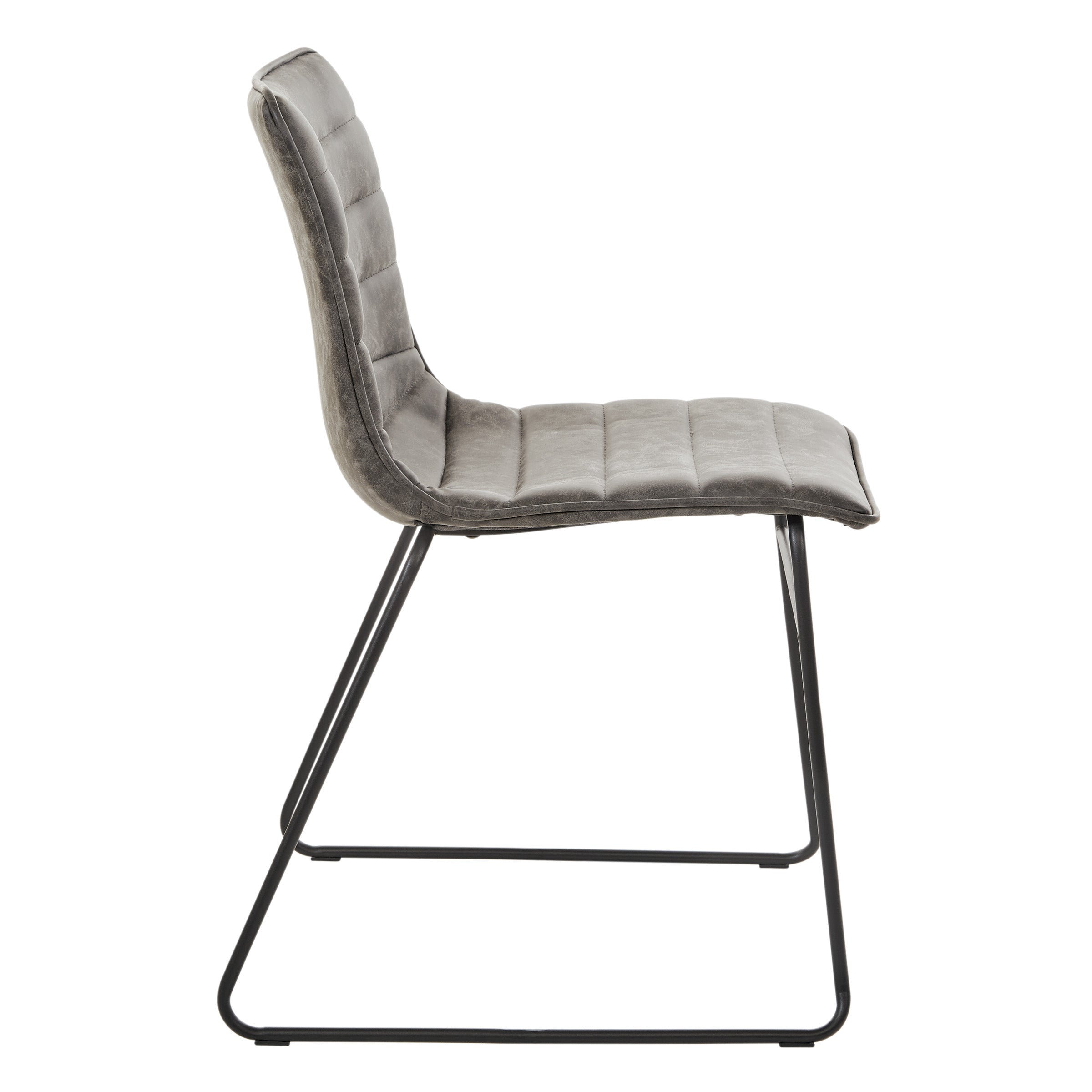 Halo Stacking Chair 2/CTN - Charcoal