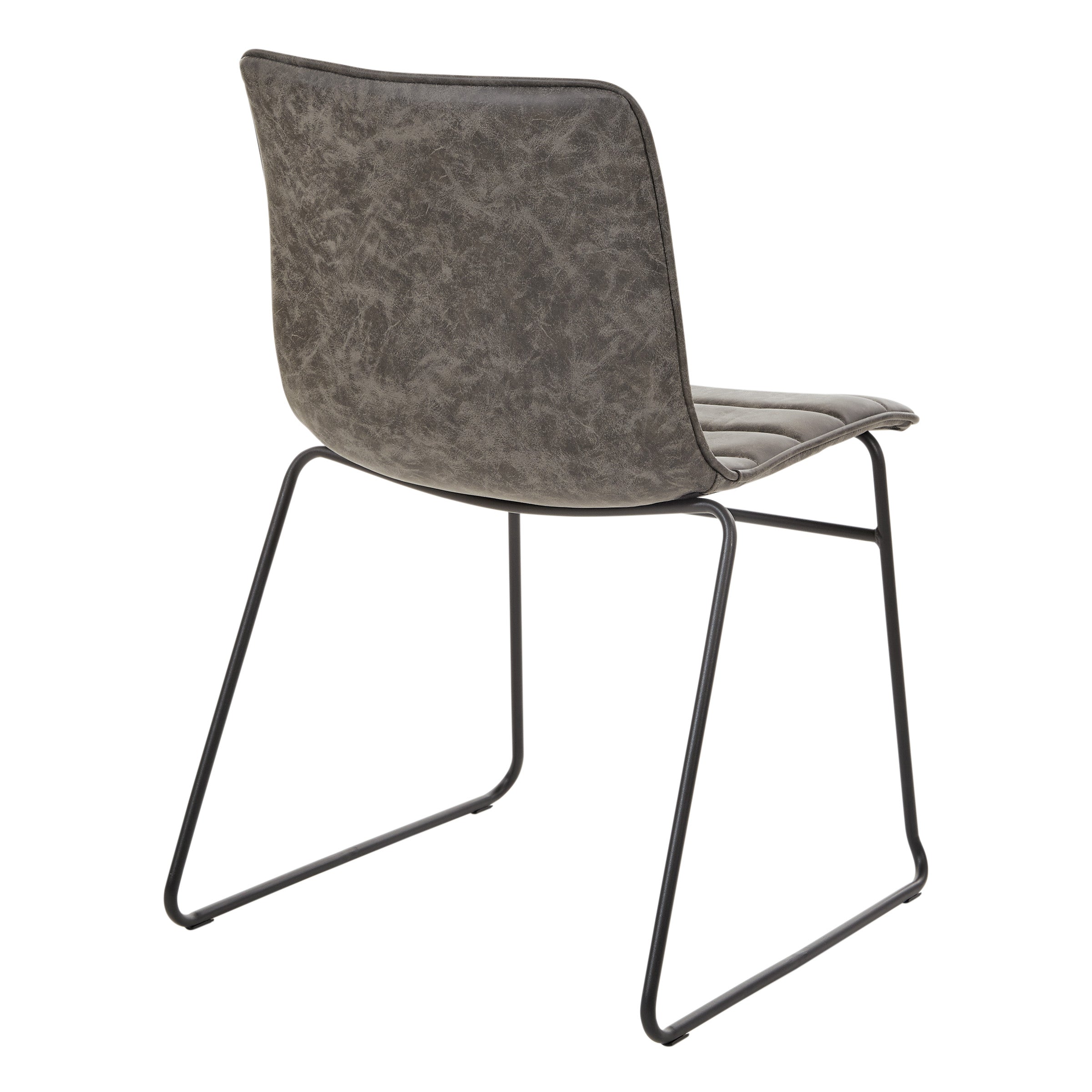 Halo Stacking Chair 2/CTN - Charcoal