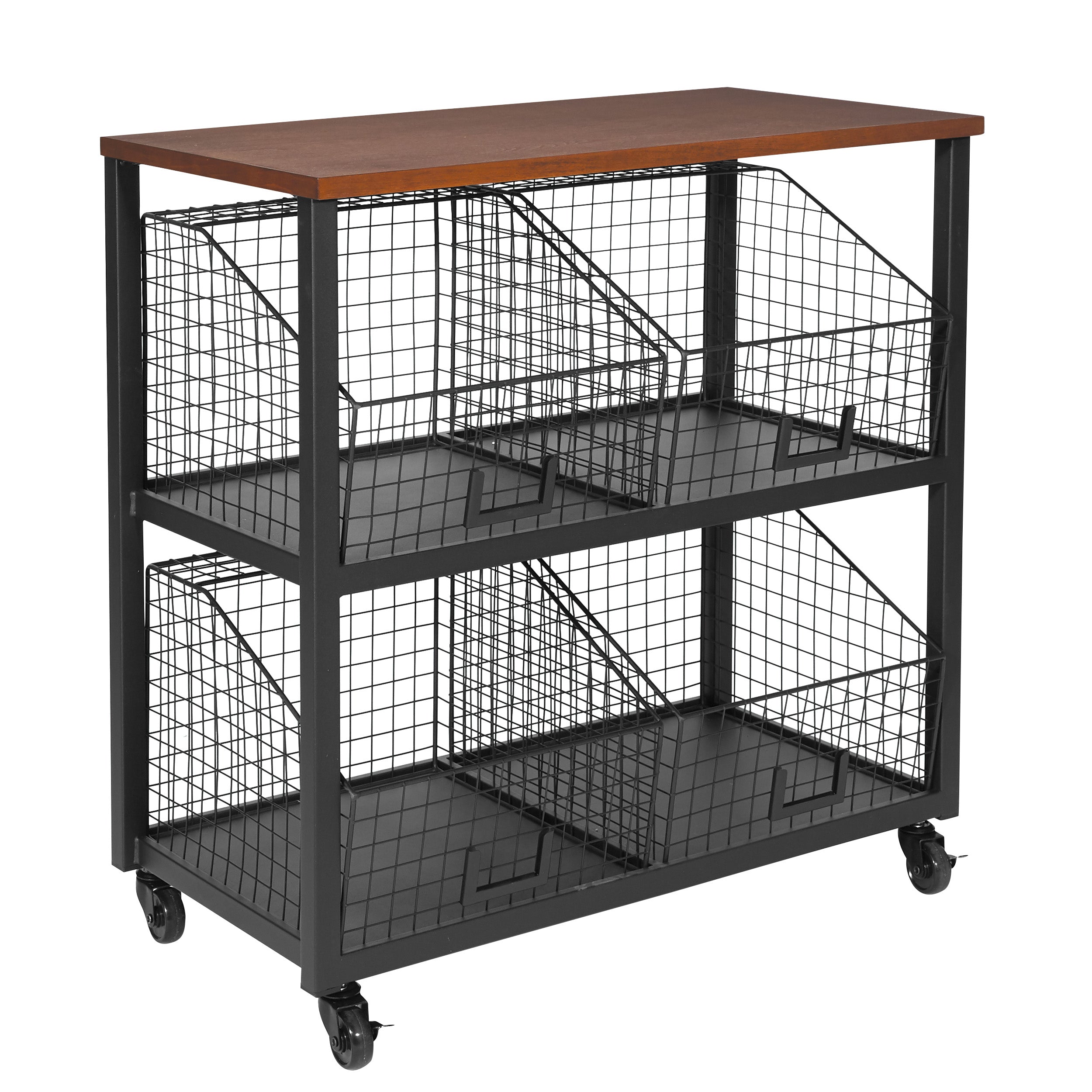 Hanover 4 Drawer Storage Console - Sumatra