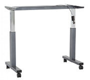 4' Frame for Height Adjustable Table Base - White