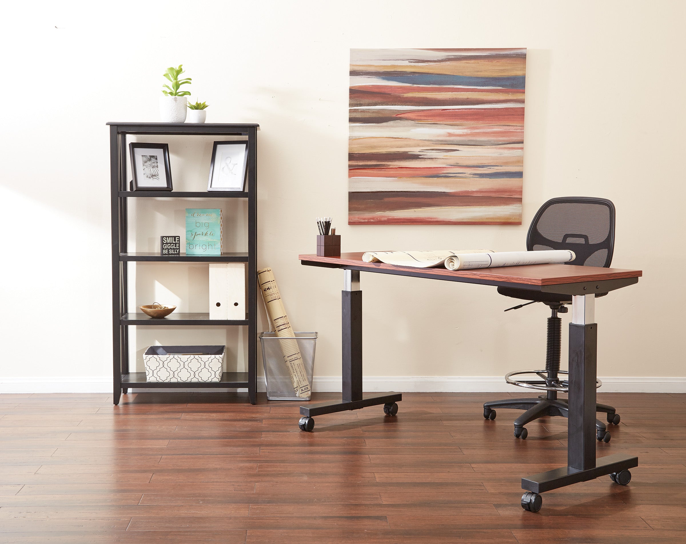 5' Frame for Height Adjustable Table - Black