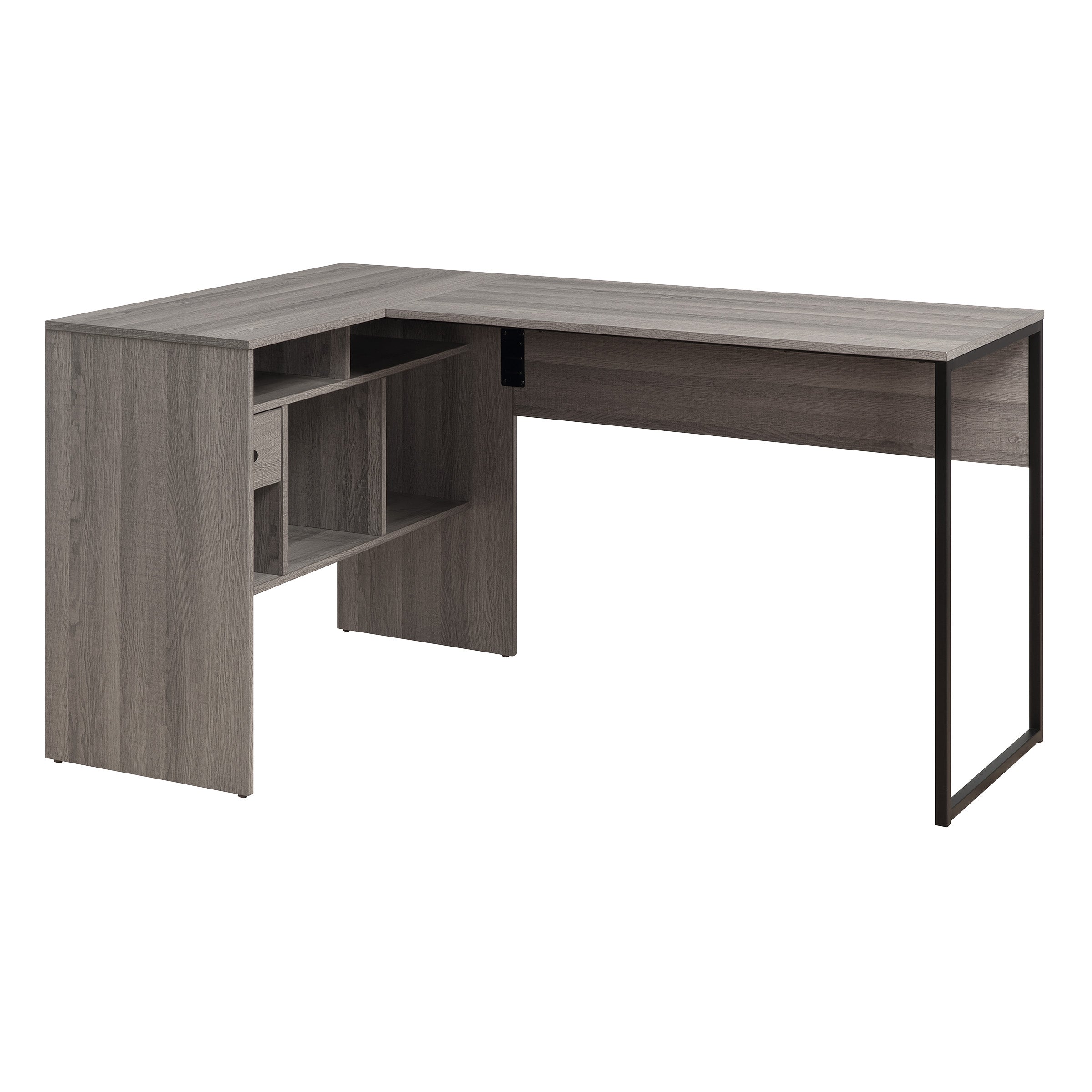 Hagney Lane L-Shaped Desk - Farm Oak