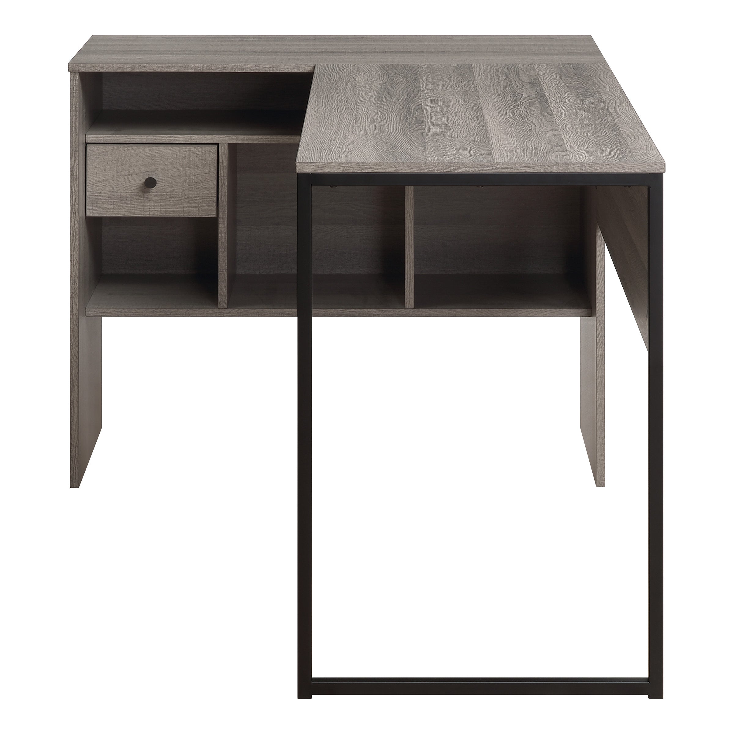Hagney Lane L-Shaped Desk - Farm Oak