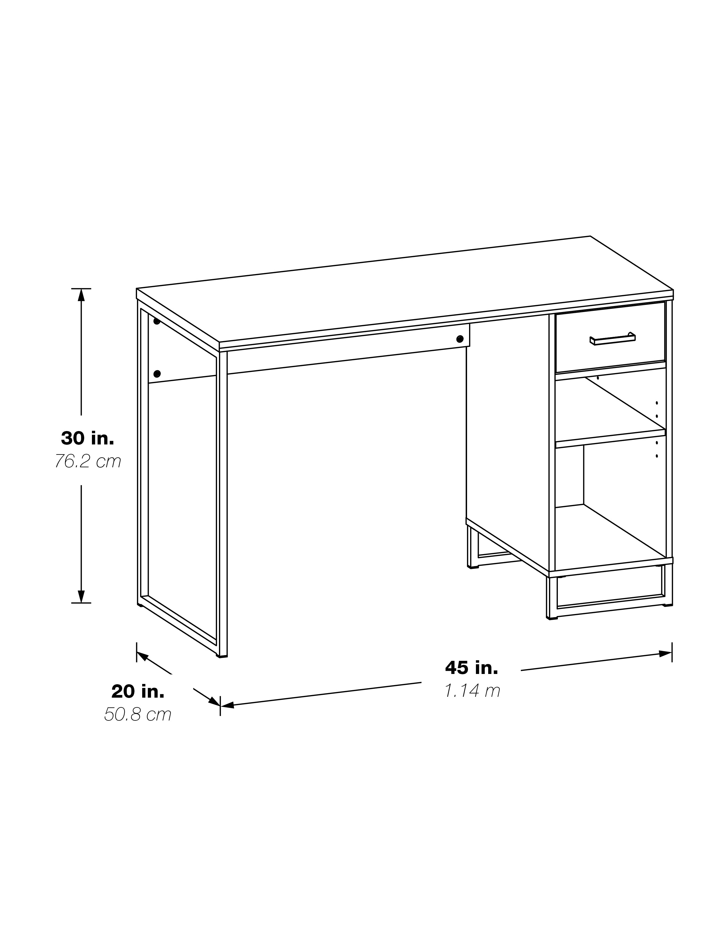 Hagney Lane Desk - Farm Oak