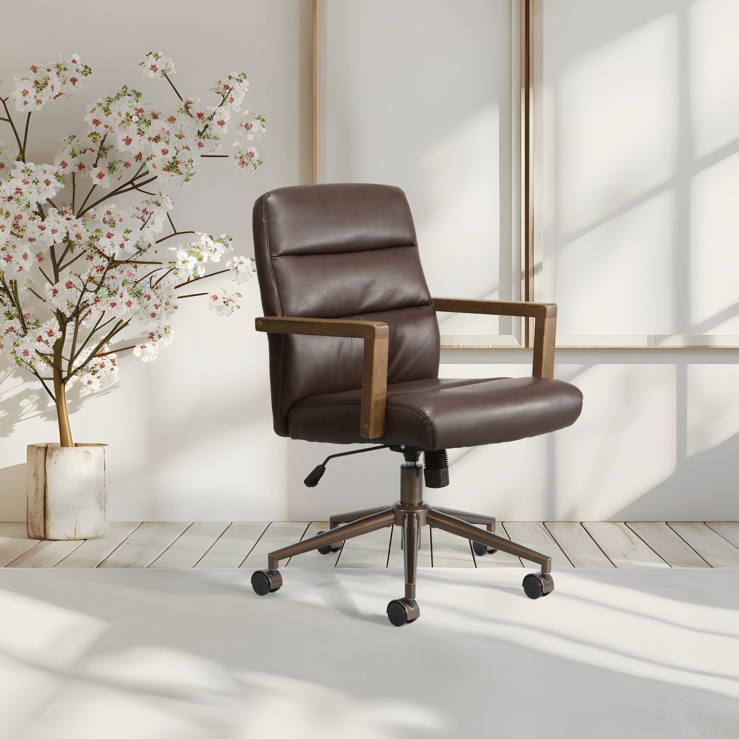 Henfield Office Chair - Chocolate