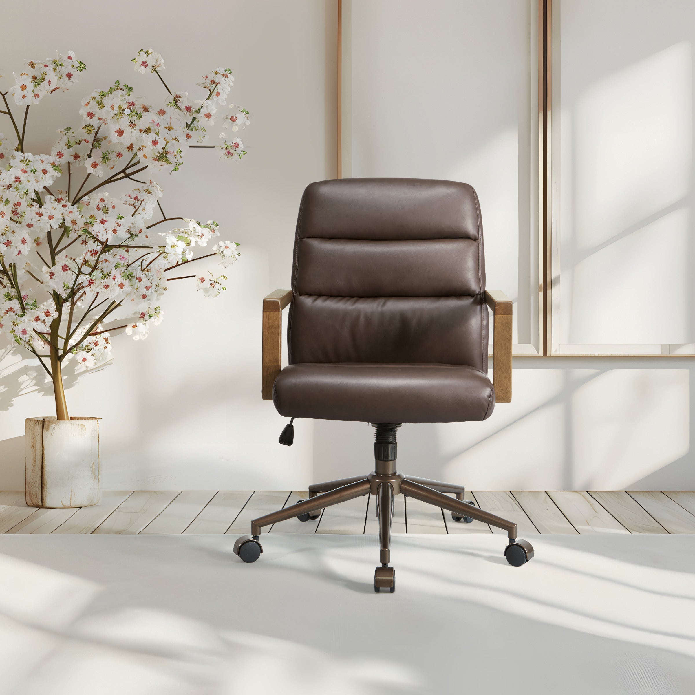 Henfield Office Chair - Chocolate