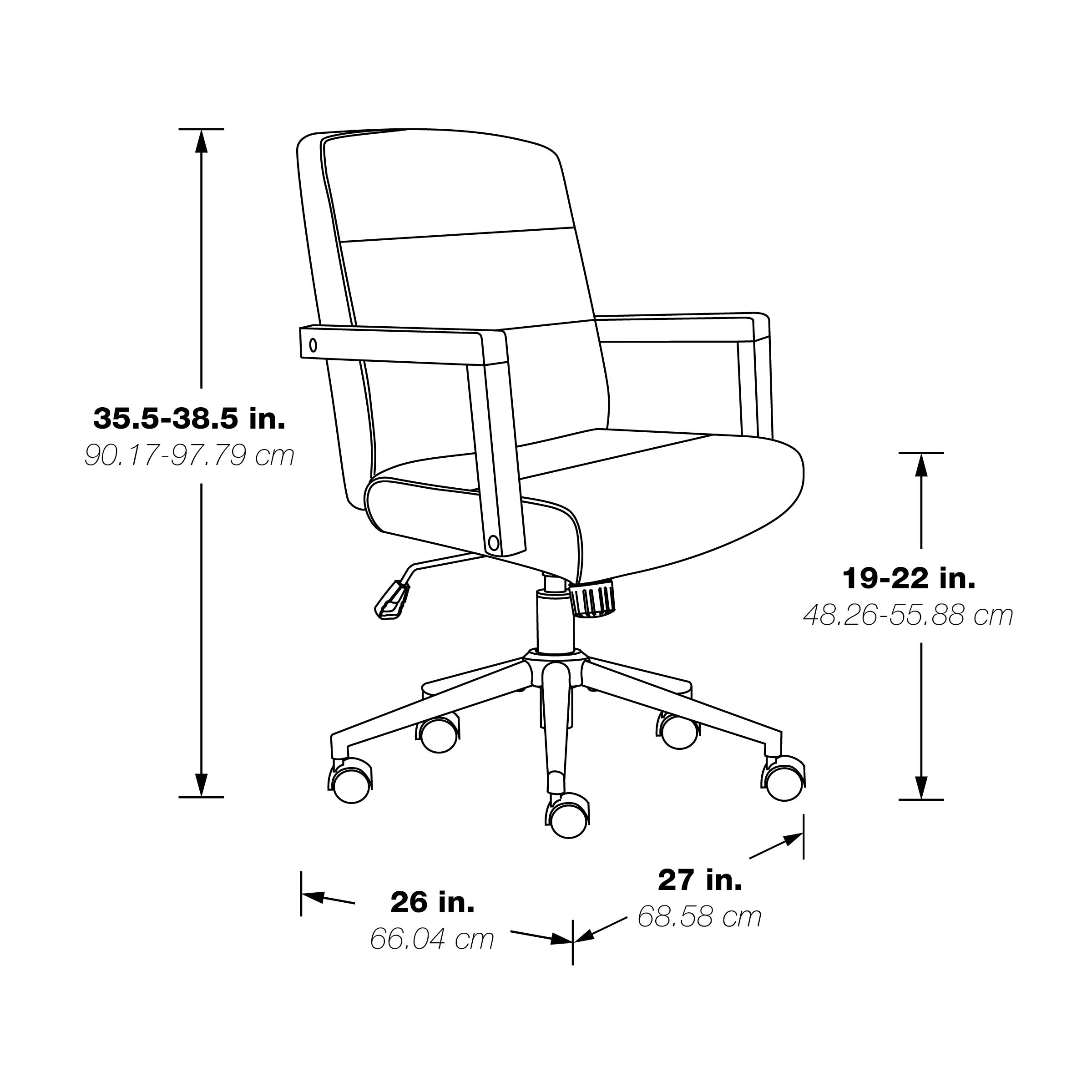 Henfield Office Chair - Black