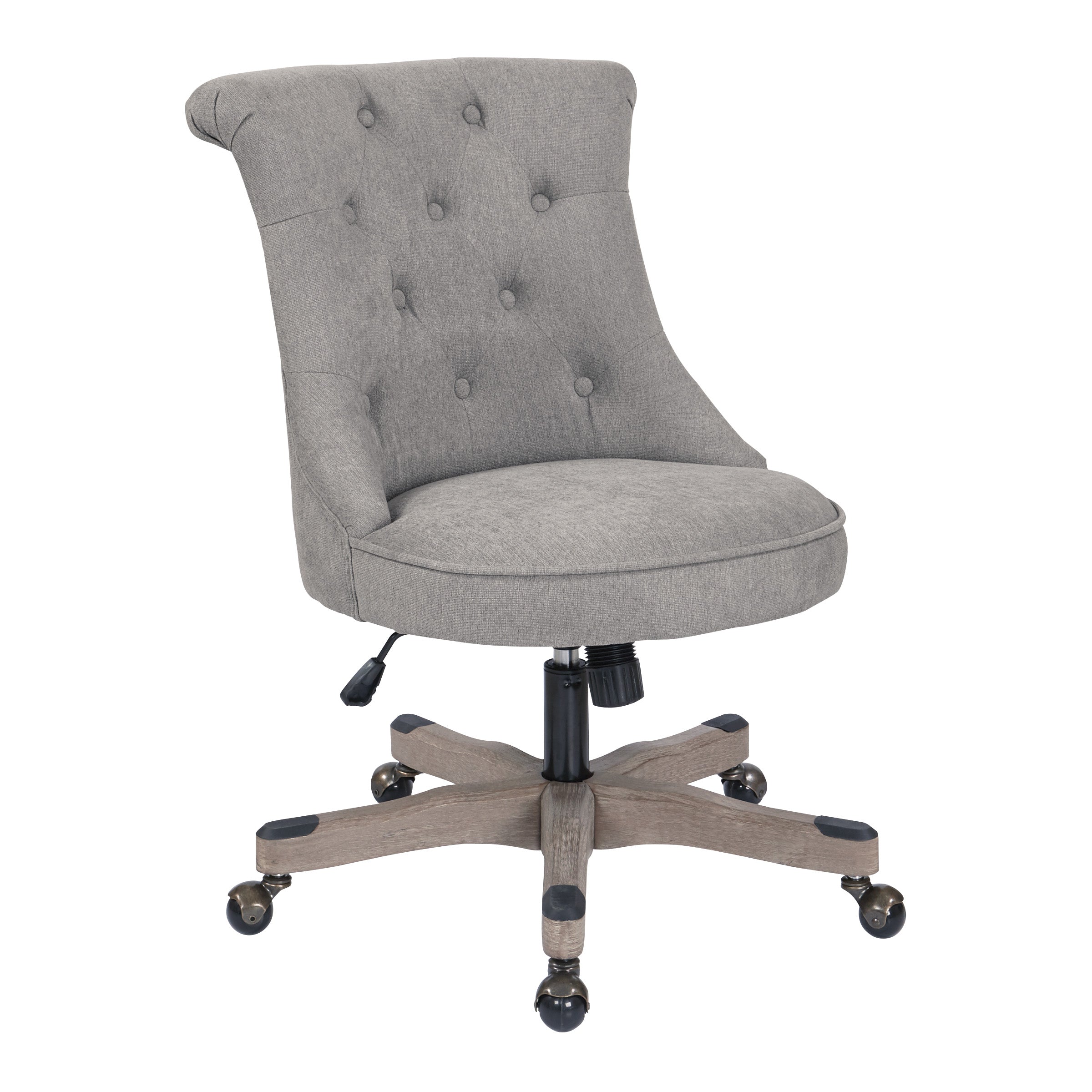 Hannah Tufted Office Chair - Fog