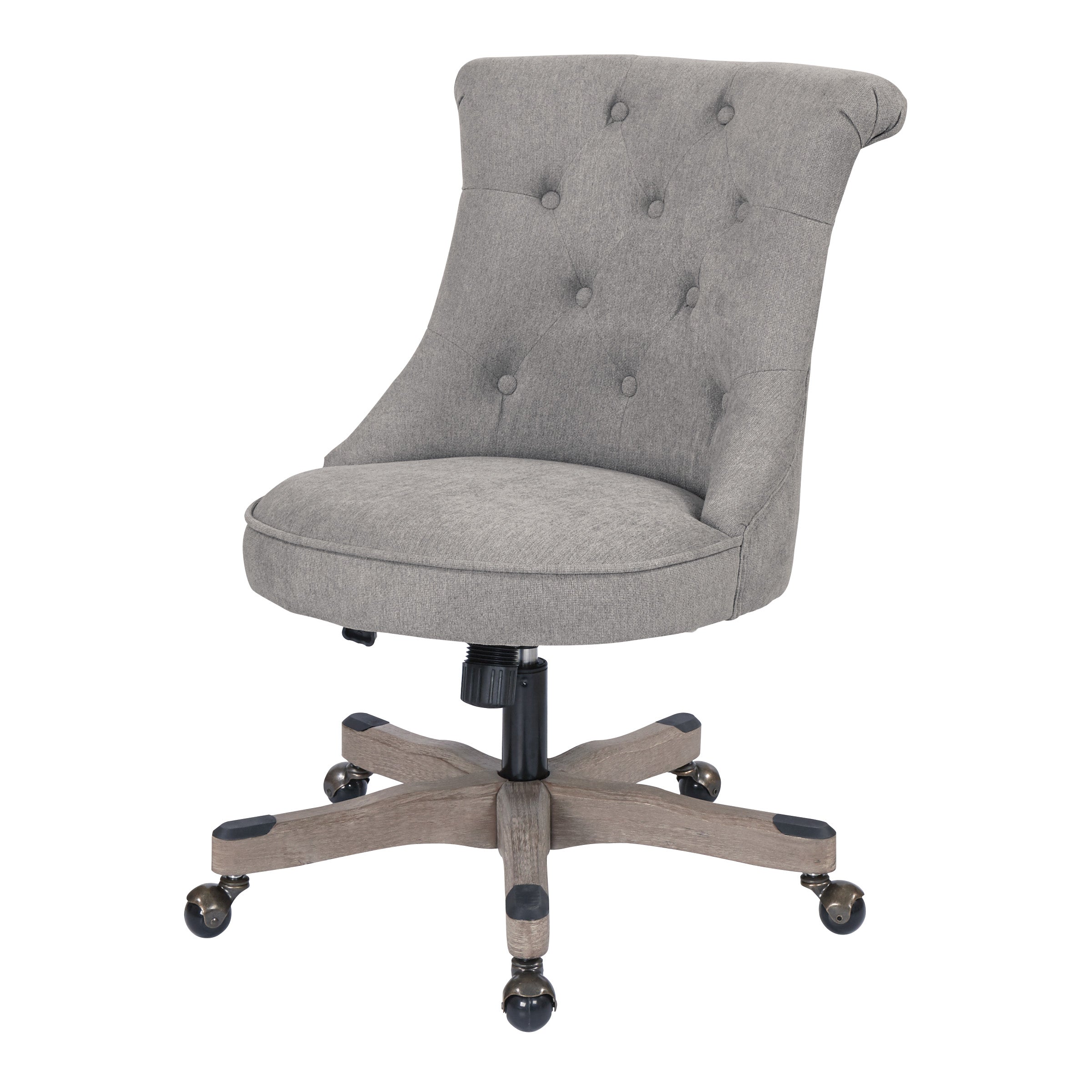 Hannah Tufted Office Chair - Fog