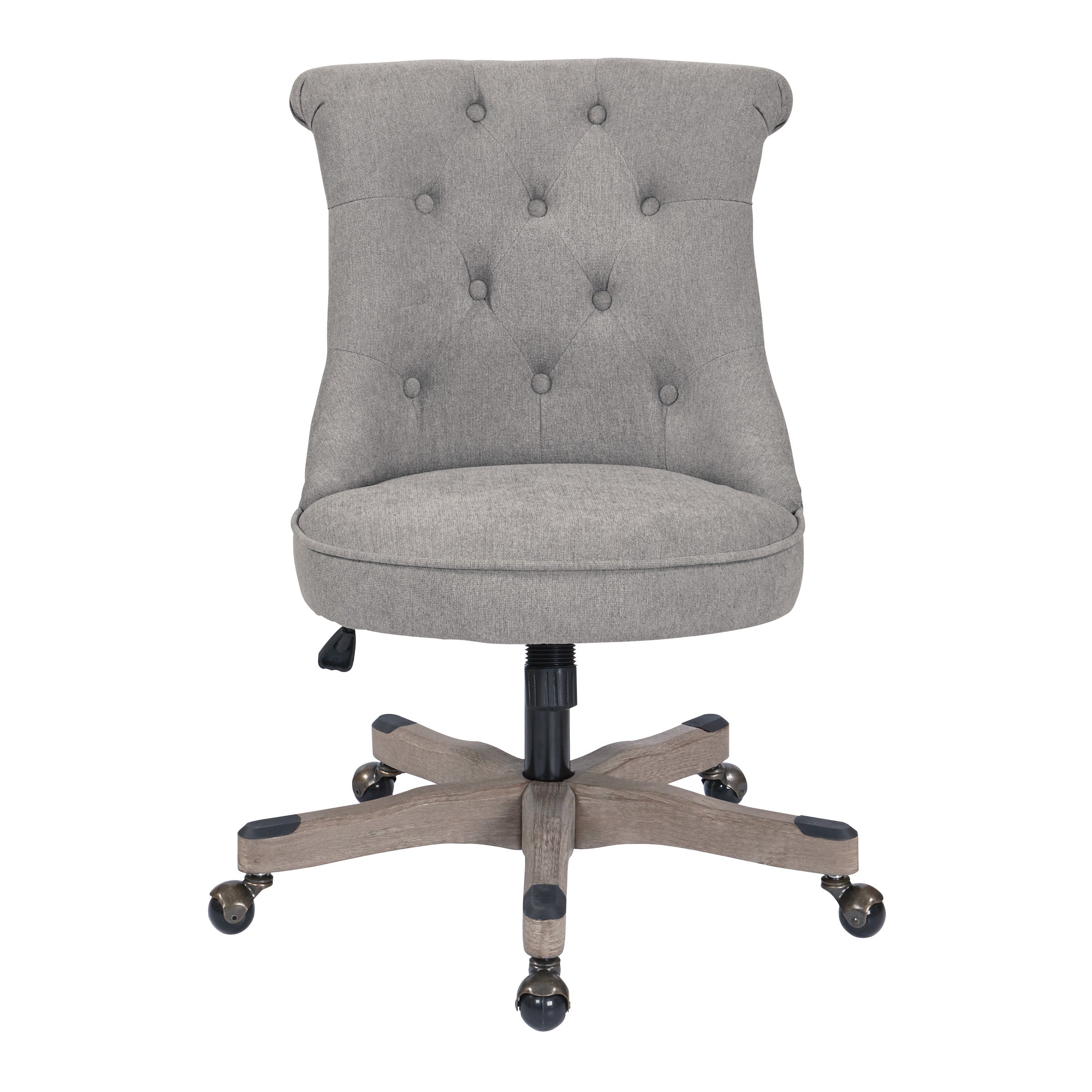 Hannah Tufted Office Chair - Fog