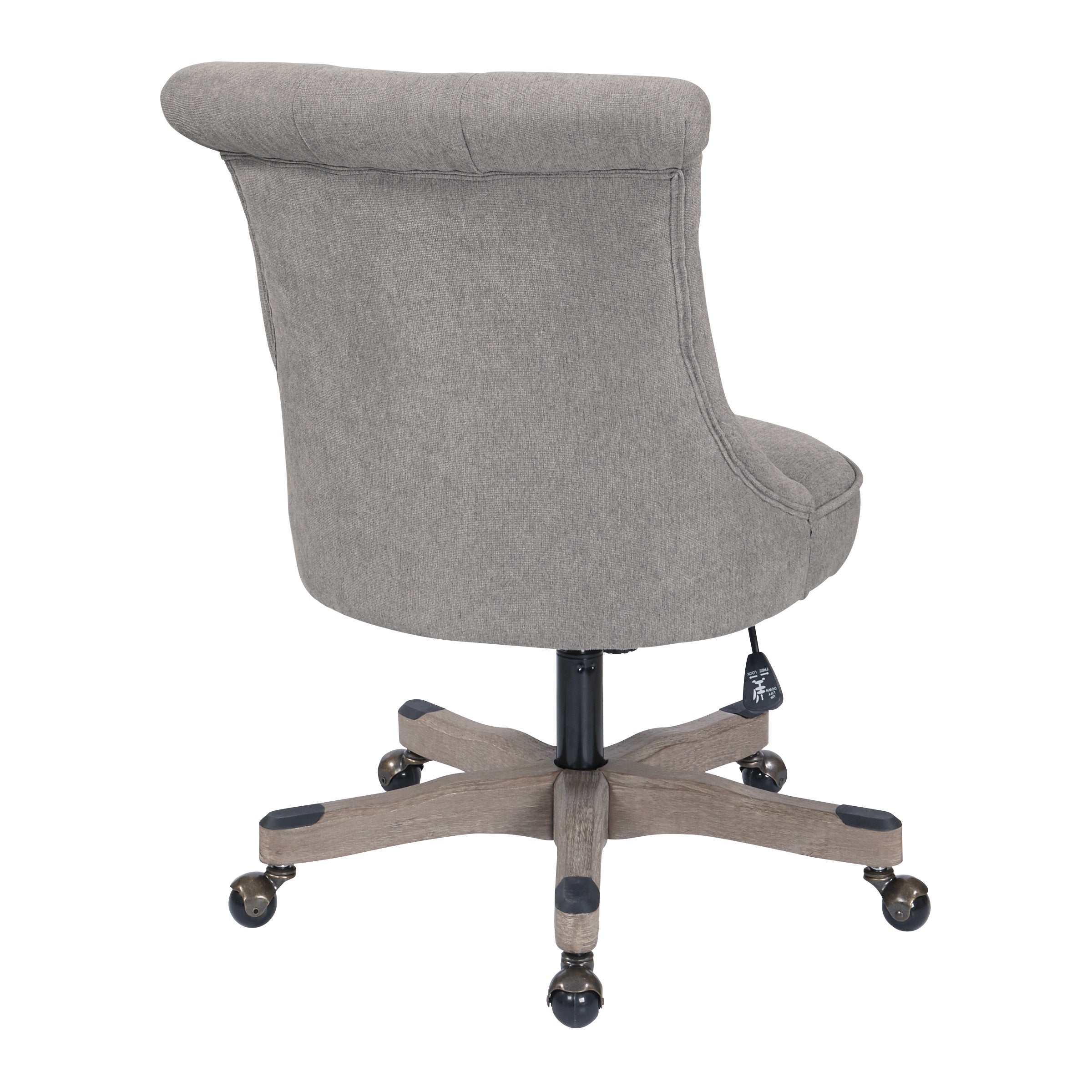 Hannah Tufted Office Chair - Fog
