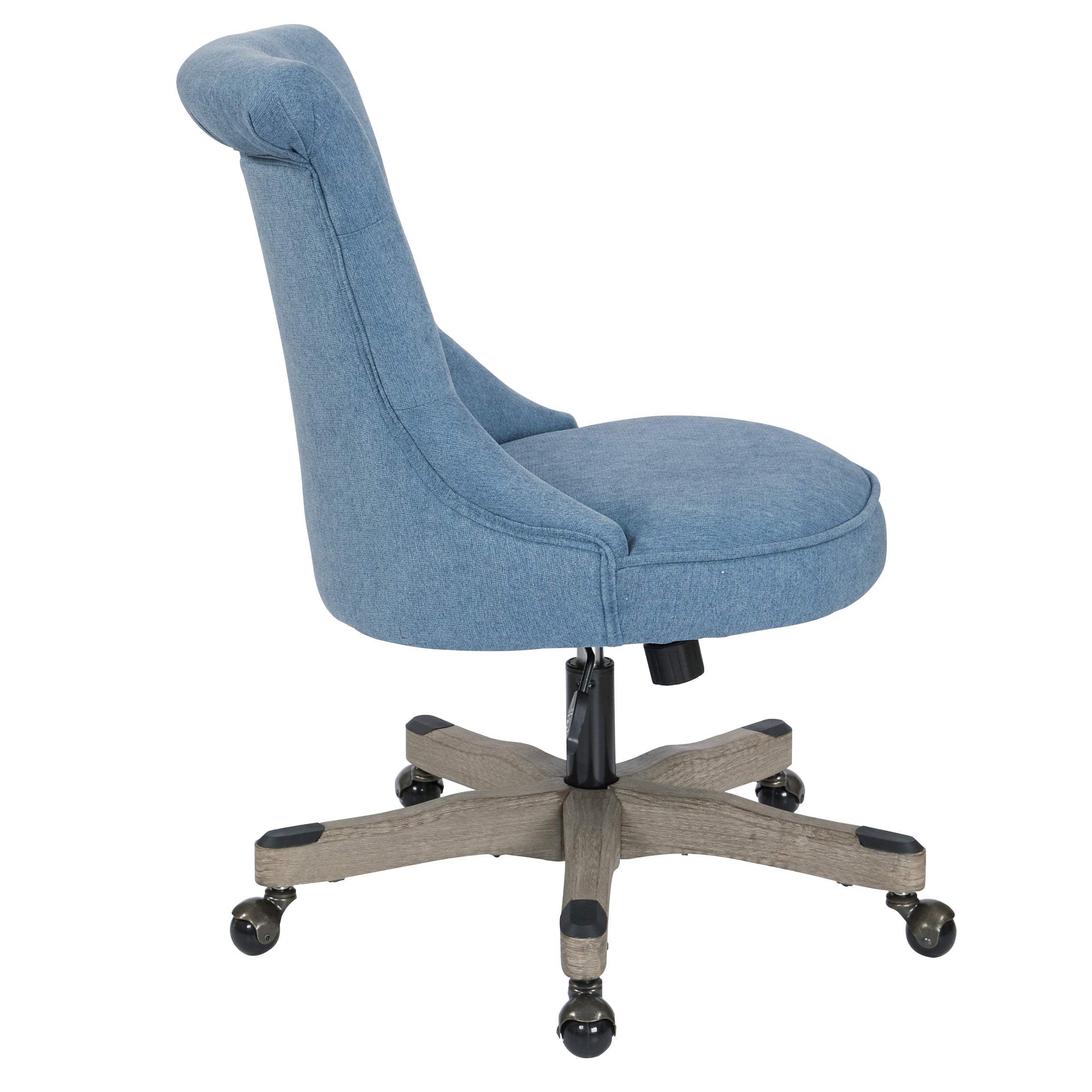 Hannah Tufted Office Chair - Sky