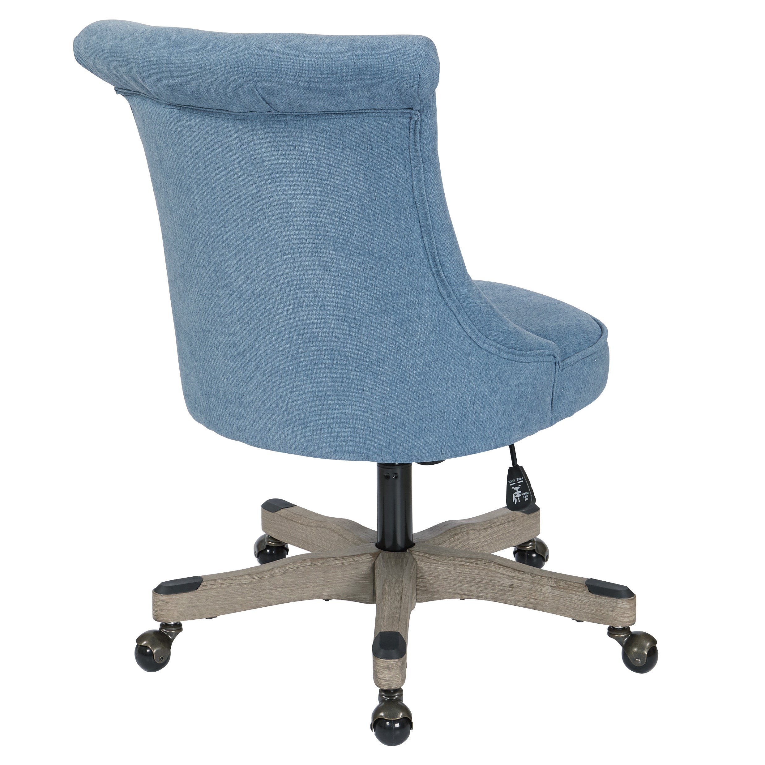 Hannah Tufted Office Chair - Sky