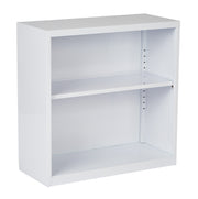 Metal Bookcase - White