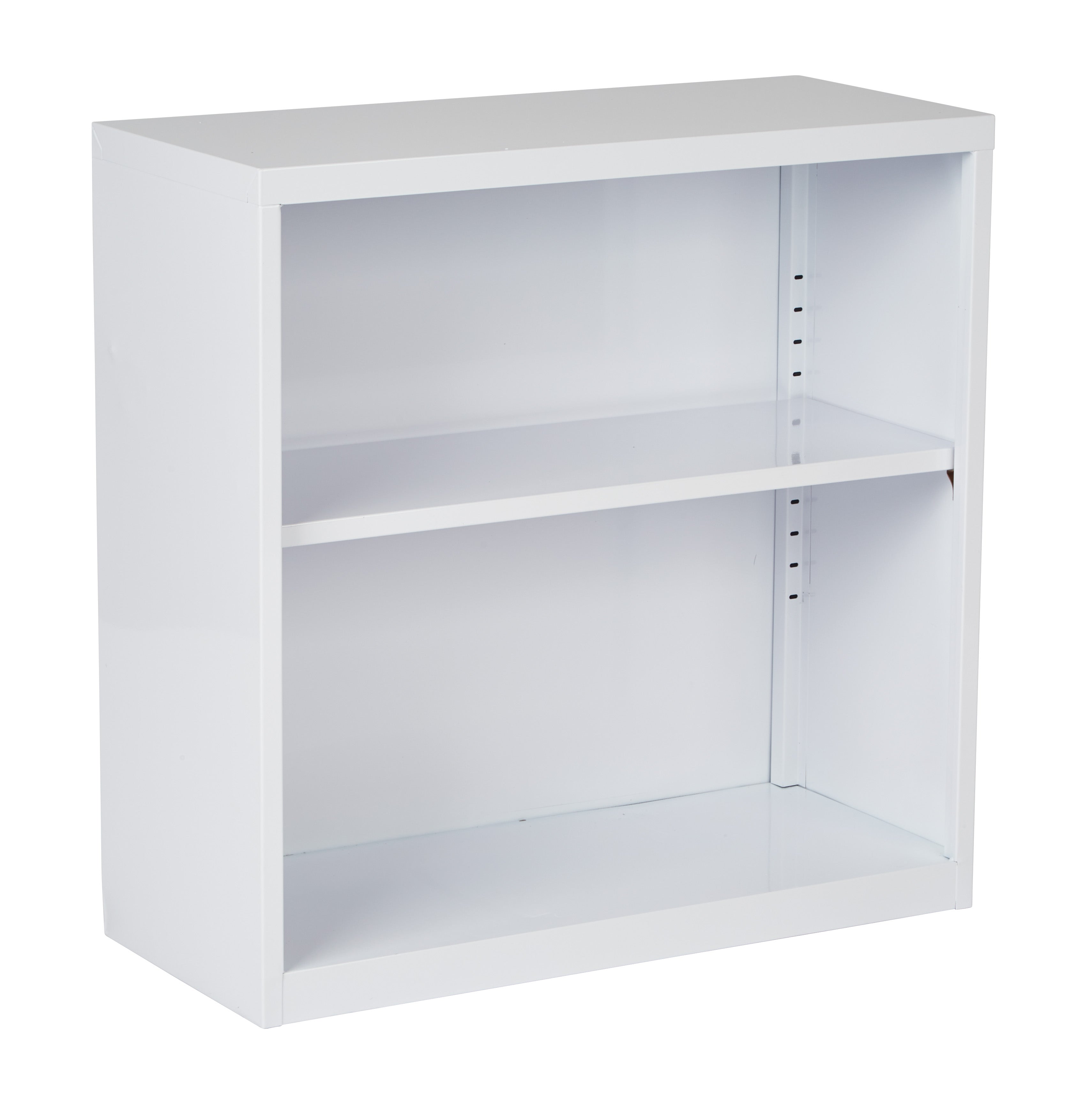 Metal Bookcase - White