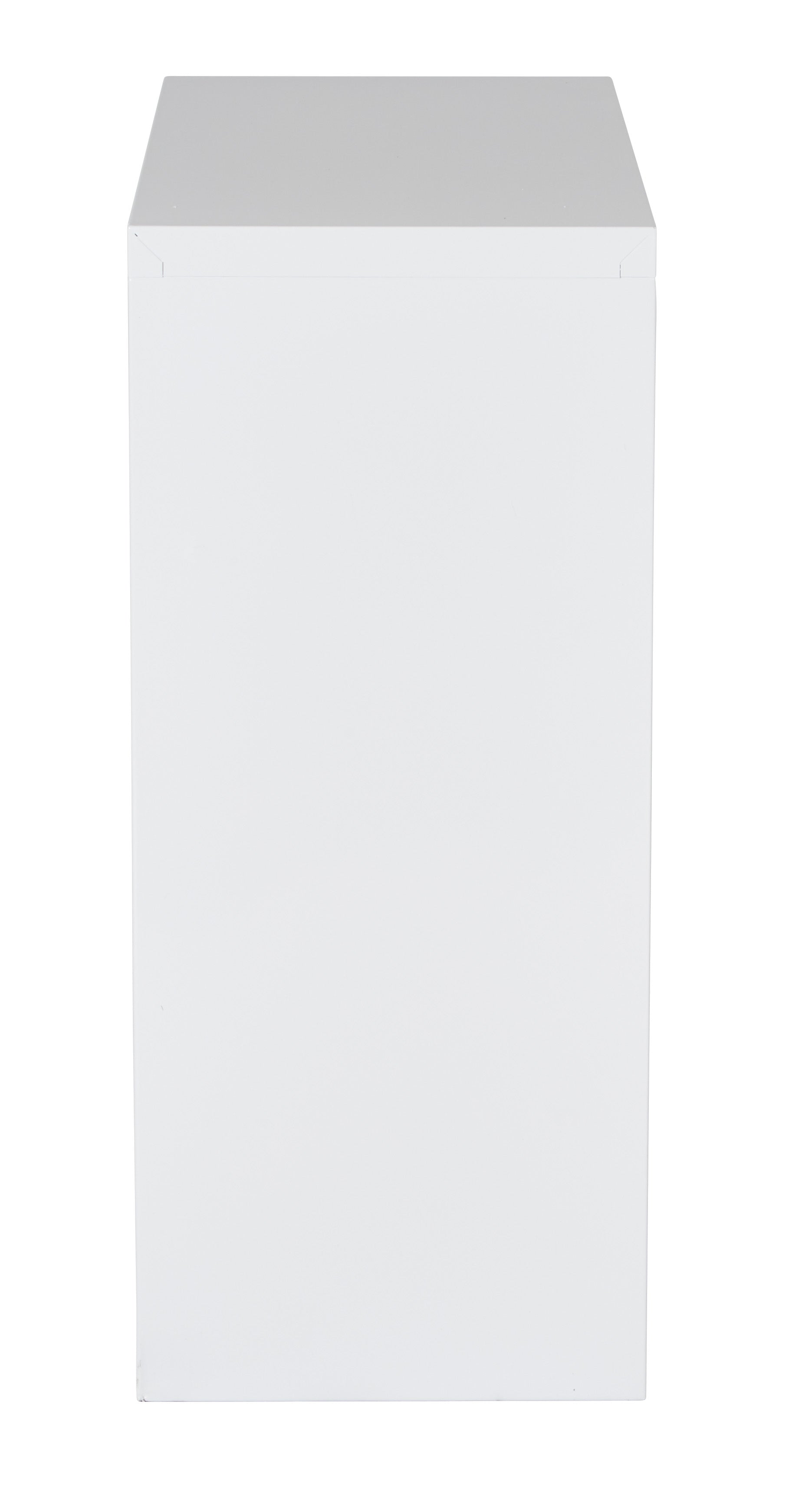 Metal Bookcase - White